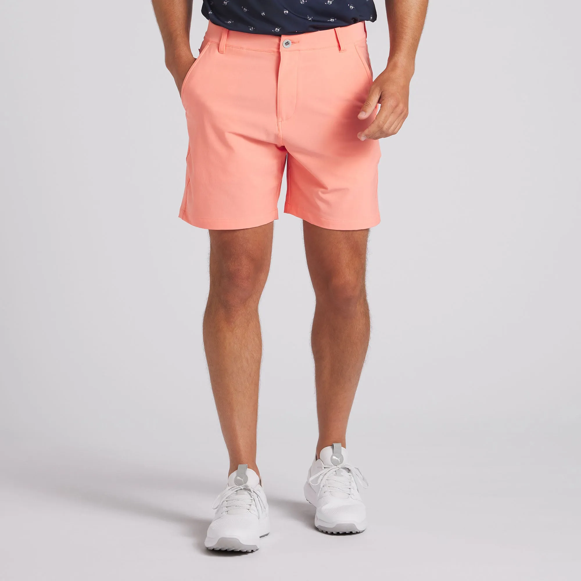 101 Solid 7" Golf Shorts | Melon Punch