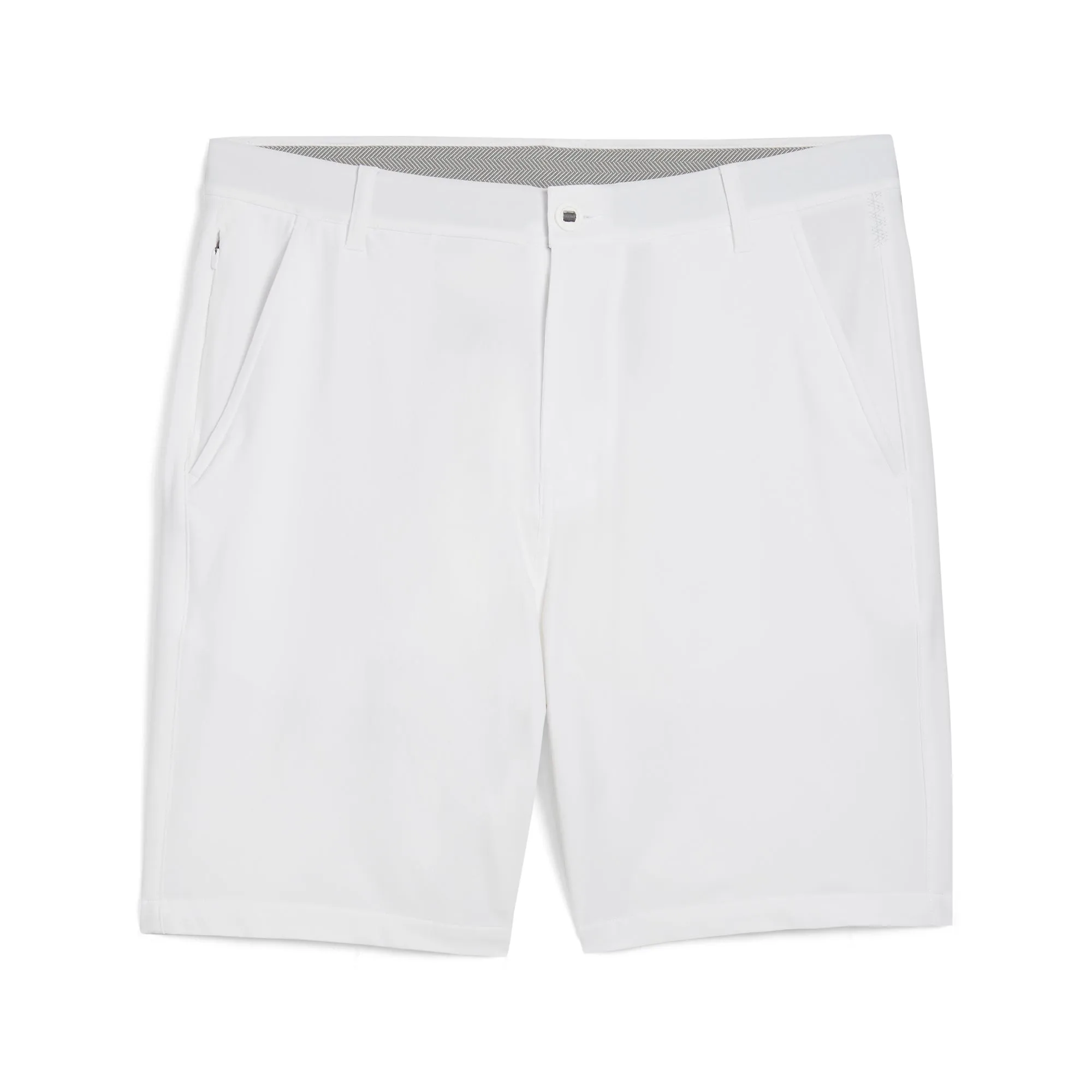 101 Solid 9 Golf Shorts | White Glow