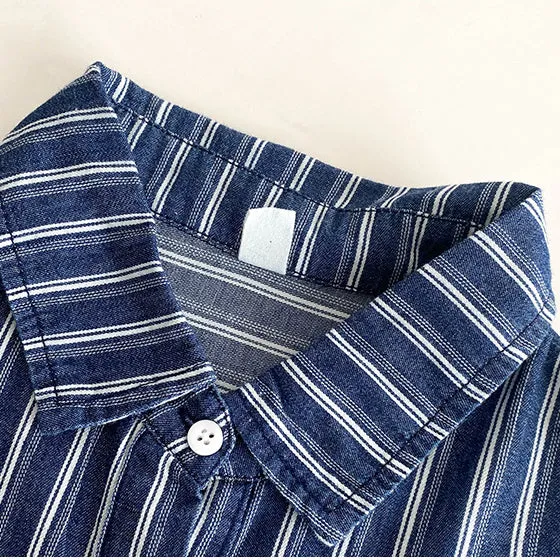 2 Pieces Set Baby Kid Boys Striped Shirts And Shorts