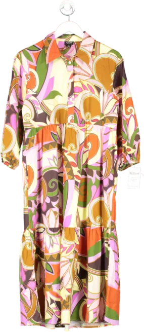 Ador Multicoloured Colourful Shirt Dress UK S