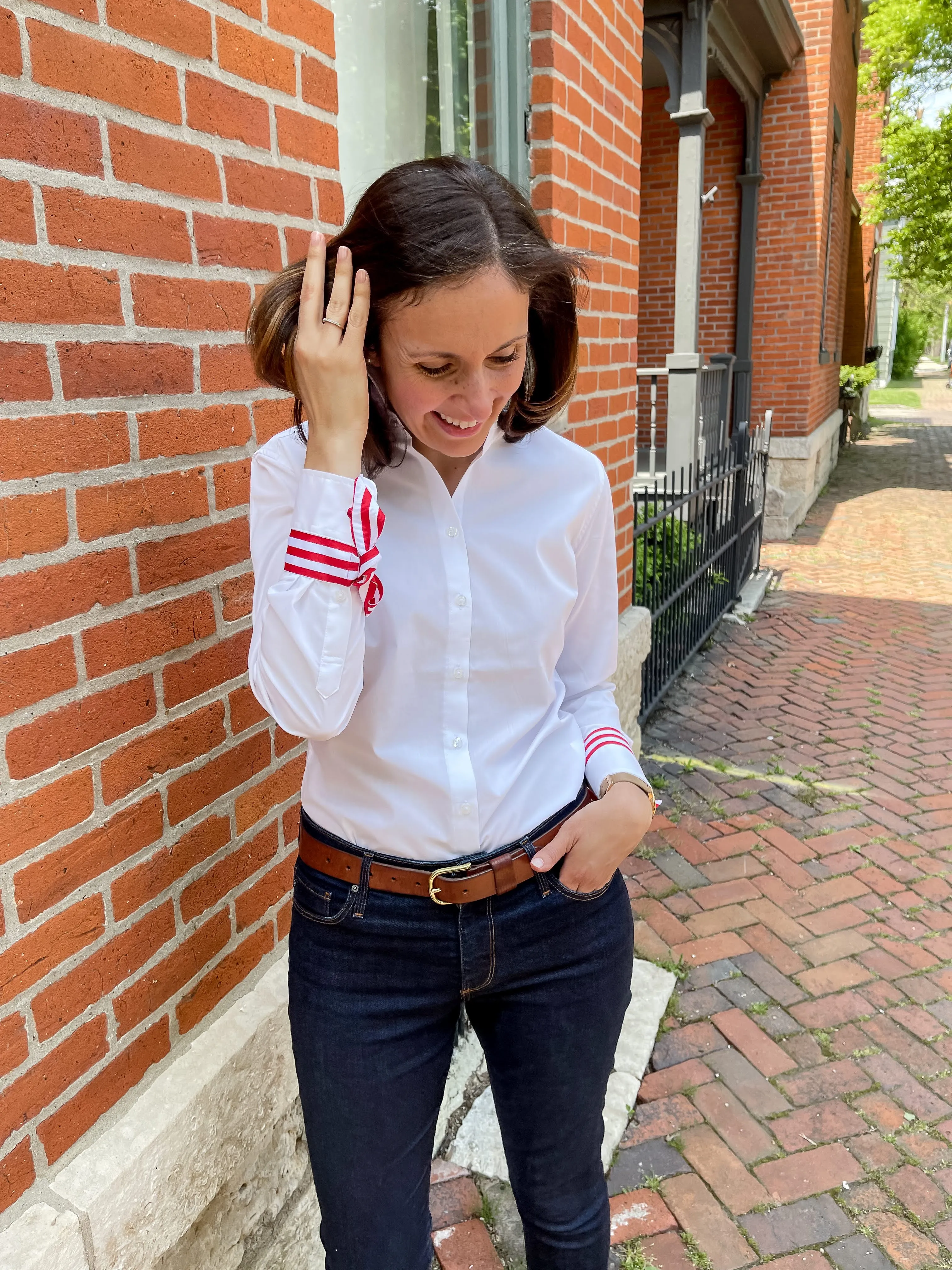 Audrey Ribbon French Cuff Shirt (RFC06)