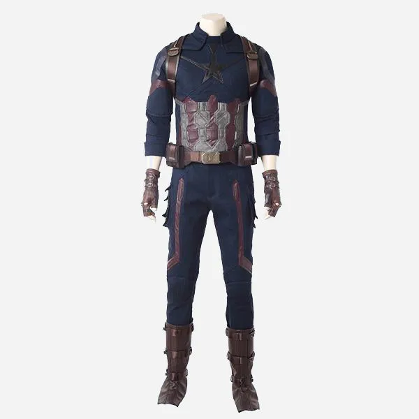 Avengers 3 Infinity War Steven Rogers Captain America cosplay costume