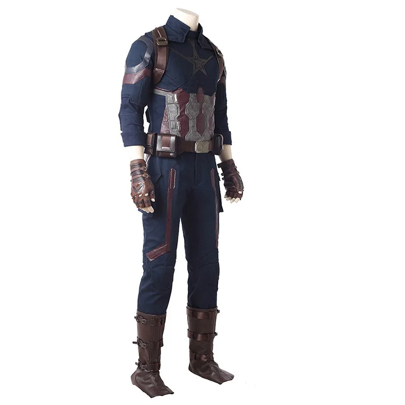 Avengers 3 Infinity War Steven Rogers Captain America cosplay costume