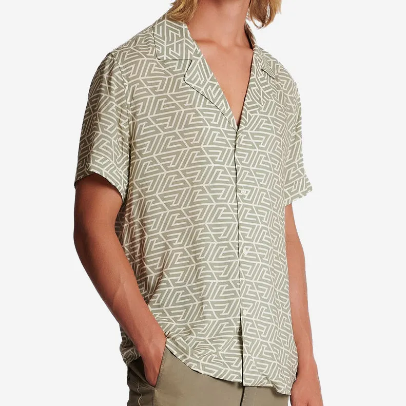 Balmain Pyramid Monogram Printed Shirt