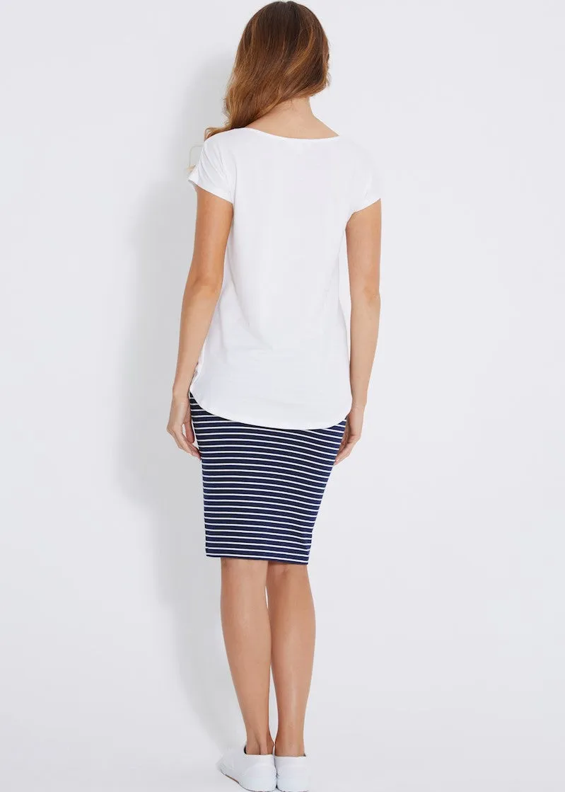 Bamboo Pia Tee  - White