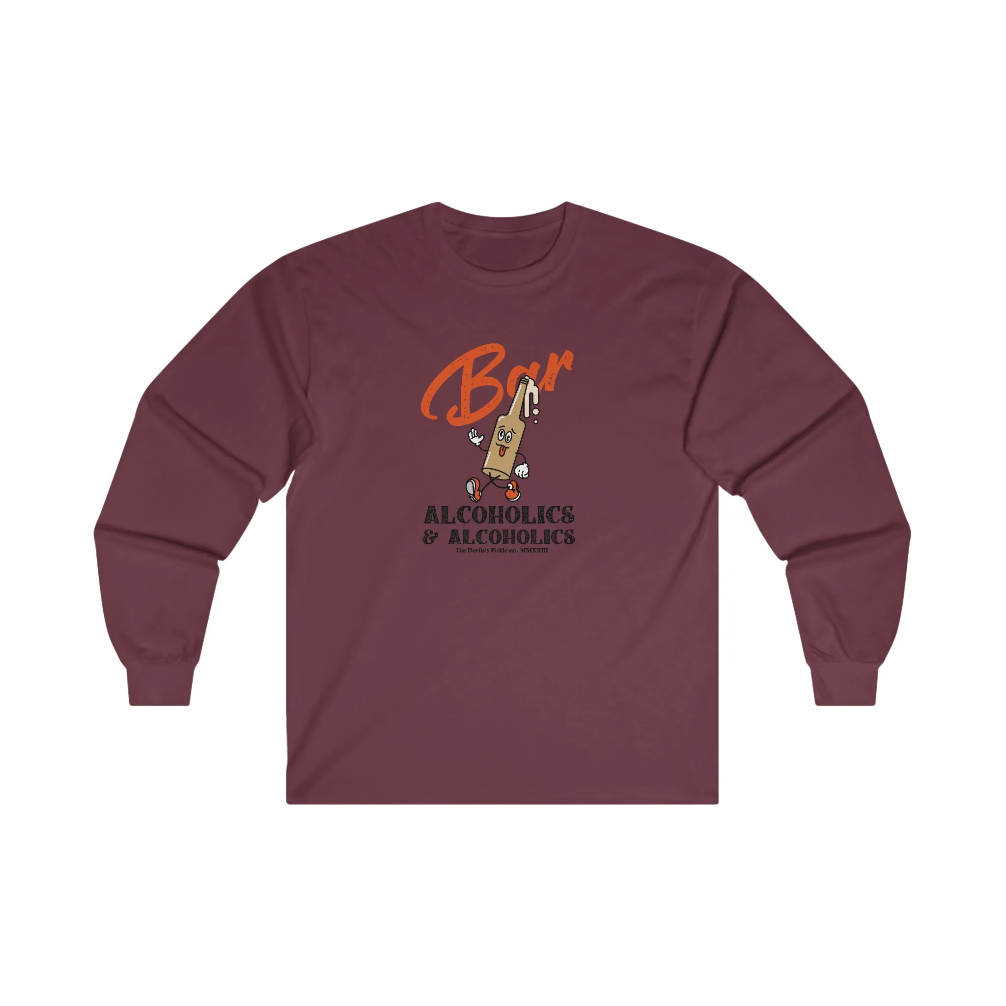 Bar Alcoholics & Alcoholics Long Sleeve Tee