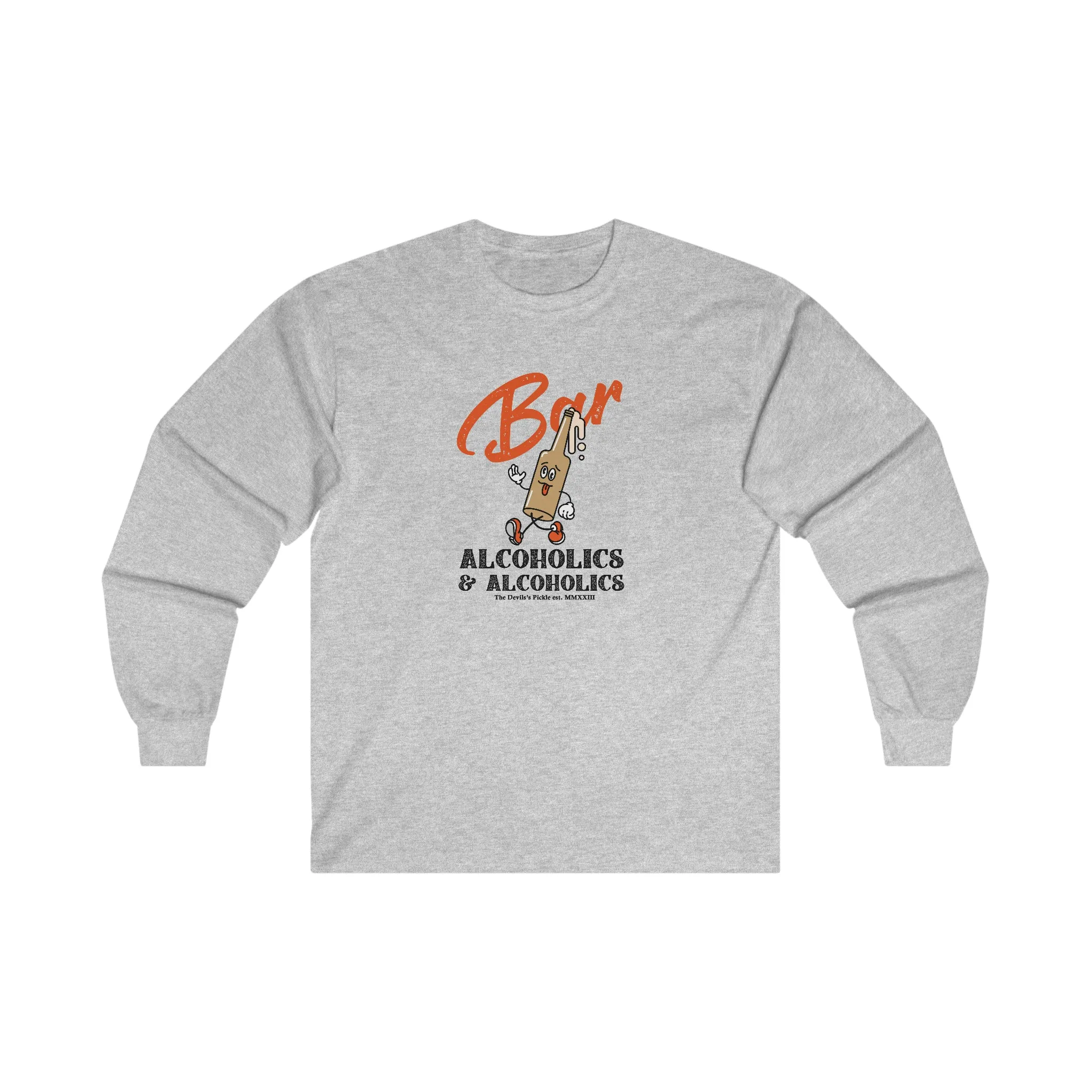 Bar Alcoholics & Alcoholics Long Sleeve Tee