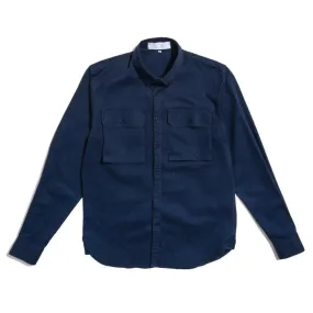 Blue Kenneth Shirt by Base London - Navy