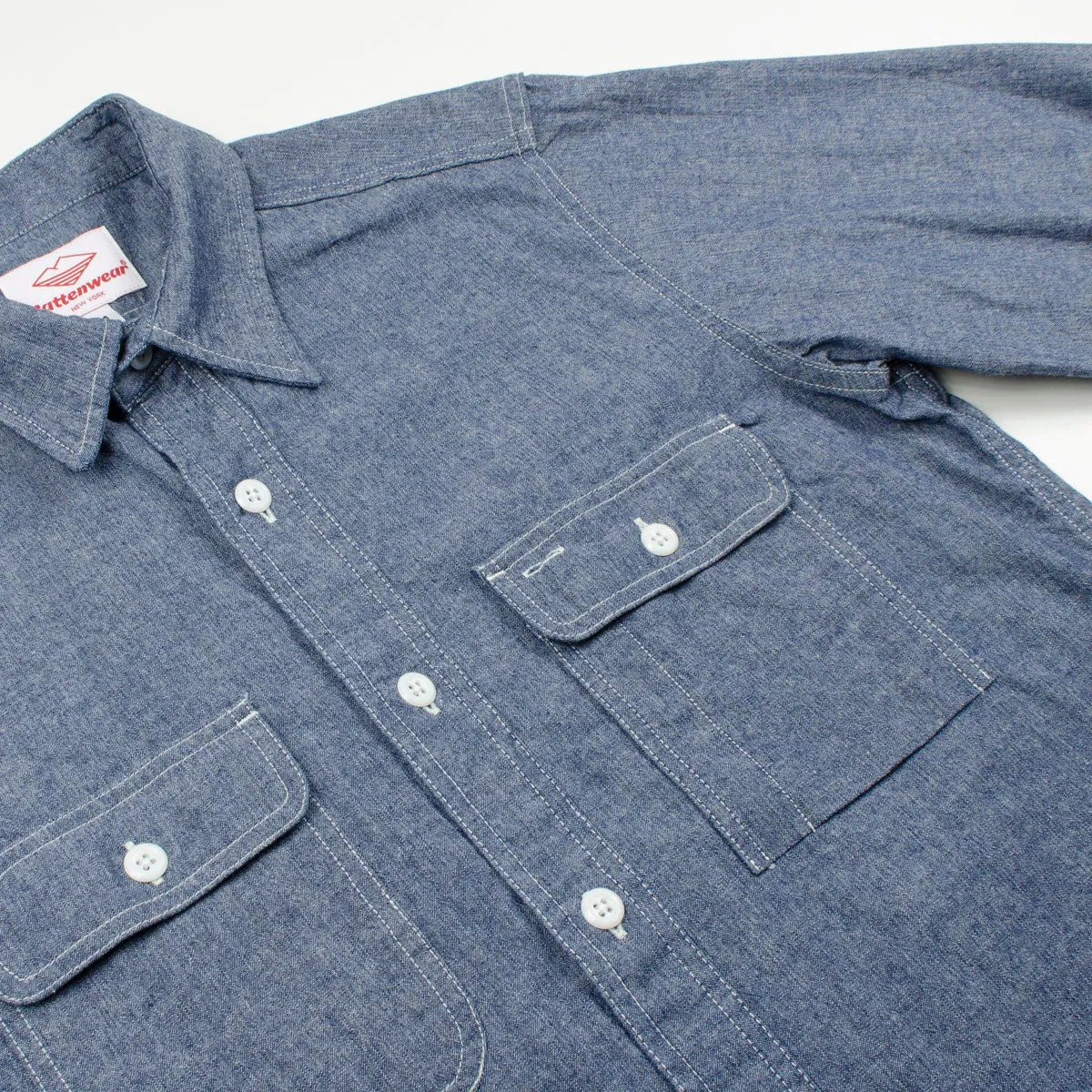 Battenwear - Work Shirt - Indigo Chambray