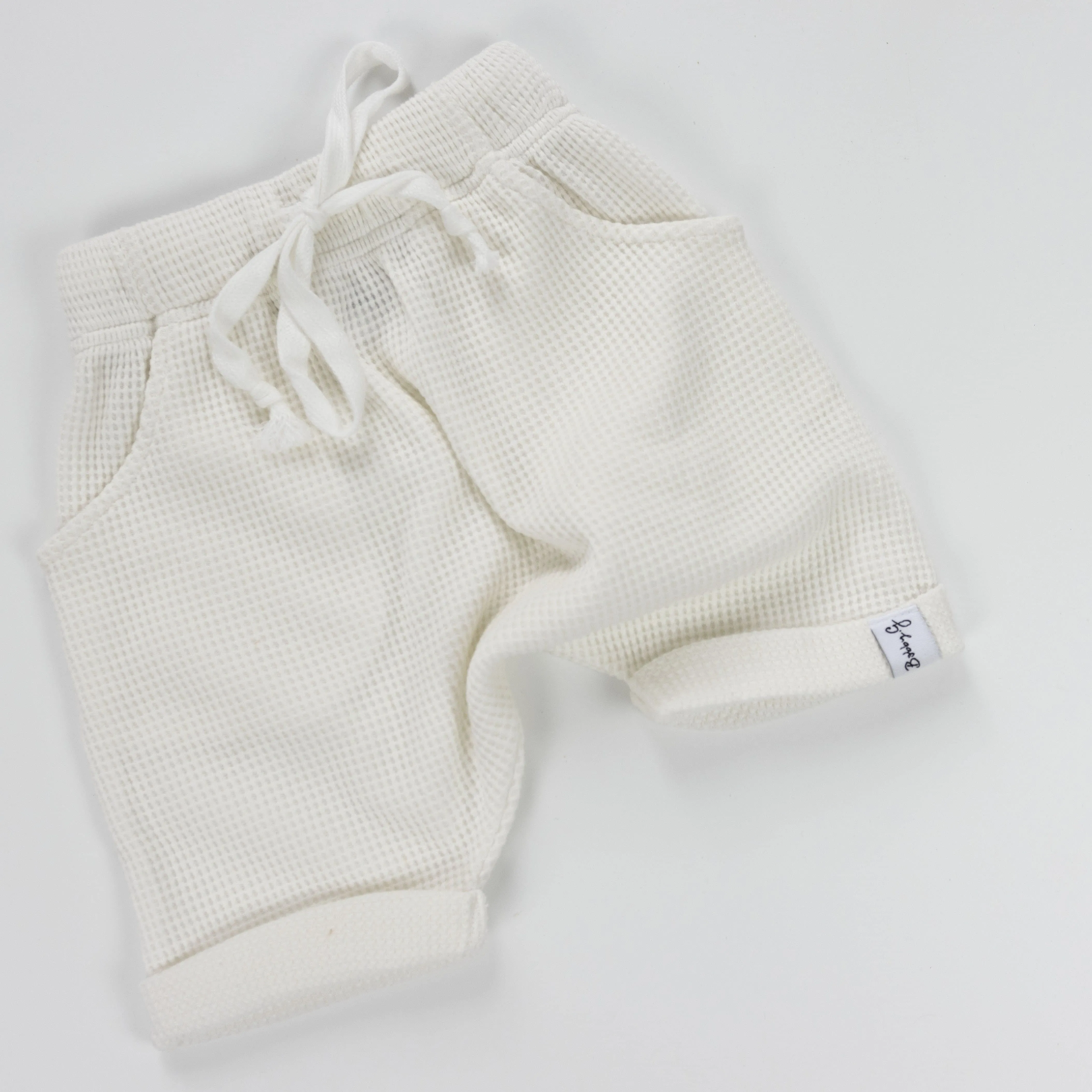 Breeze Shorts - White Waffle