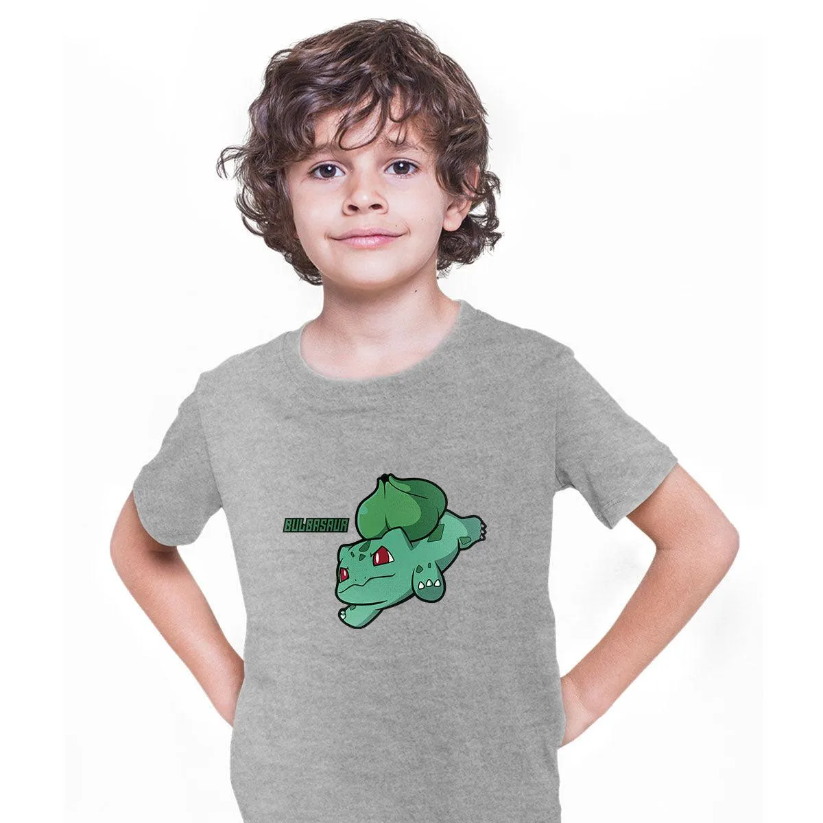 Bulbasaur Pokemon Go Kids T-Shirt Printed Manga Japan Birthday Gift Boys Top T-shirt for Kids