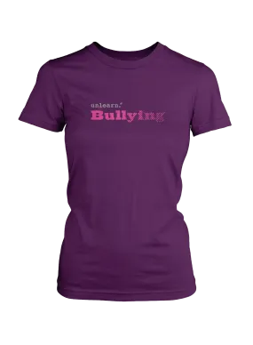 Bullying - Women's Fitted Purple T-Shirt