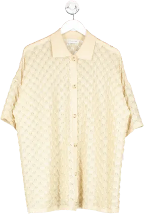 By Malina Beige Moa Shirt UK S