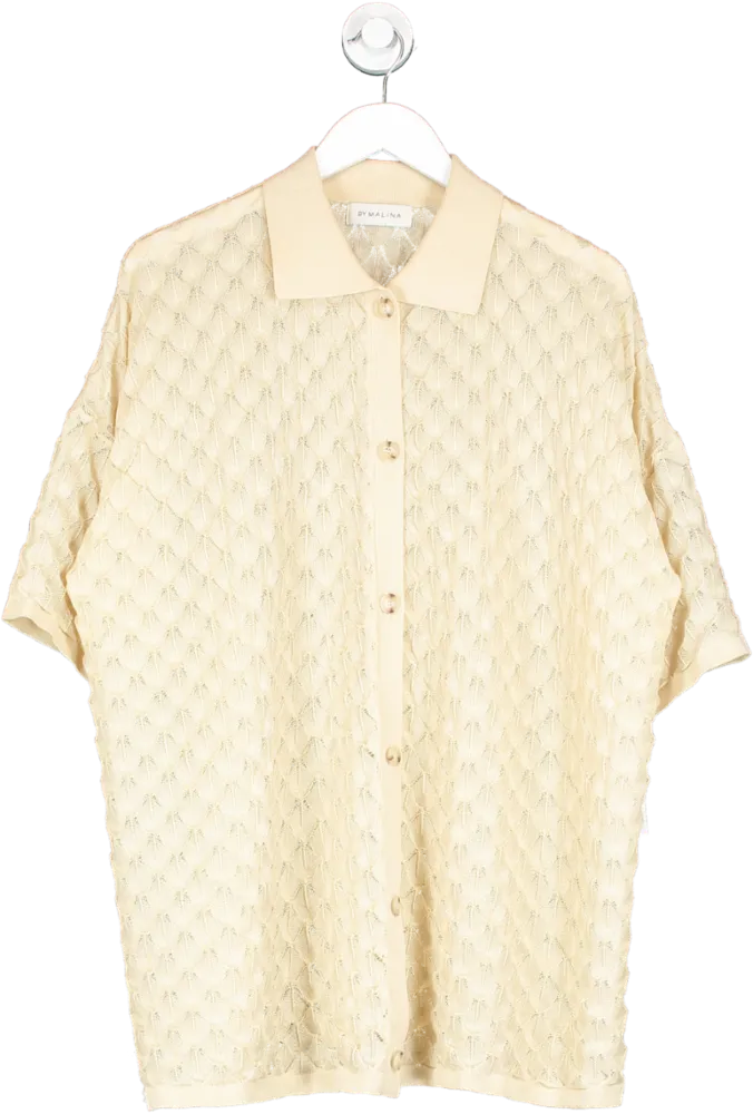 By Malina Beige Moa Shirt UK S