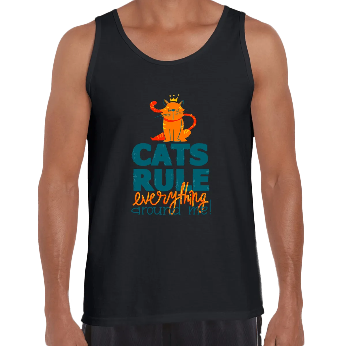 Cats Rule Everything Around Me - T-shirts For The Crazy Cat Ladies or Men