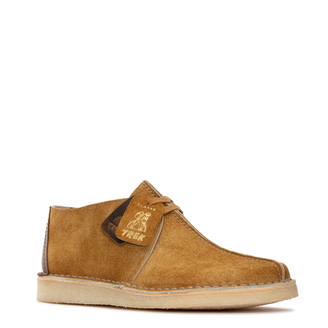 Clark Originals Desert Trek Shoes Oak Hairy Suede