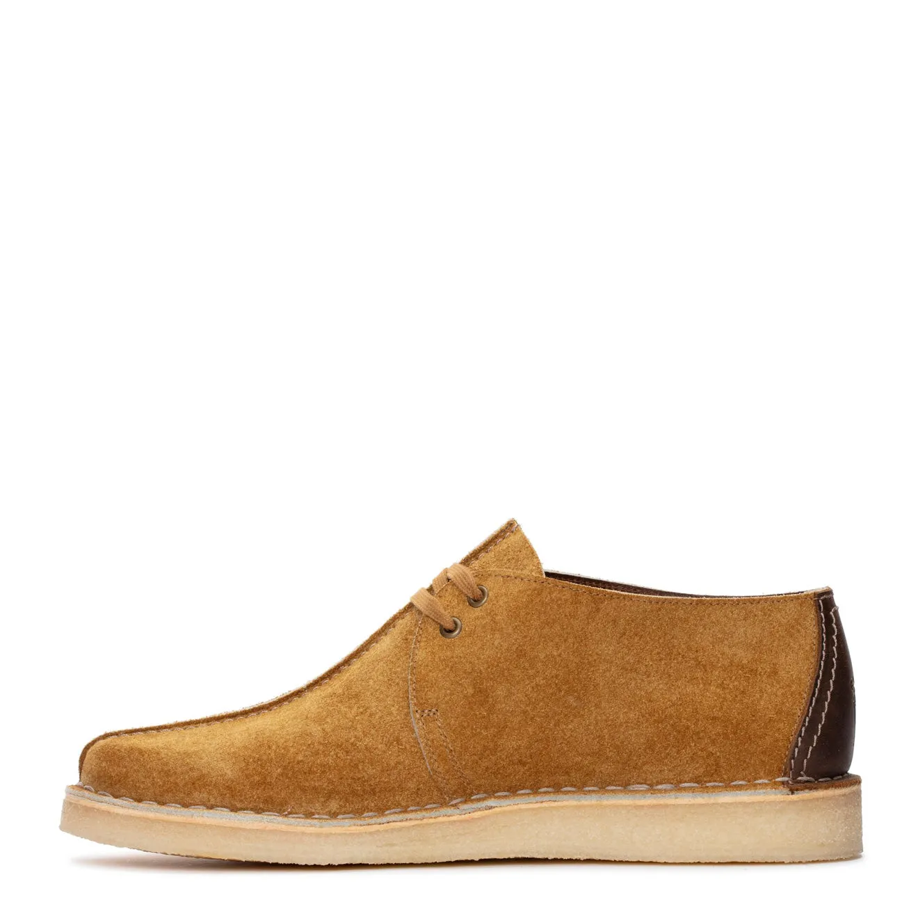 Clark Originals Desert Trek Shoes Oak Hairy Suede