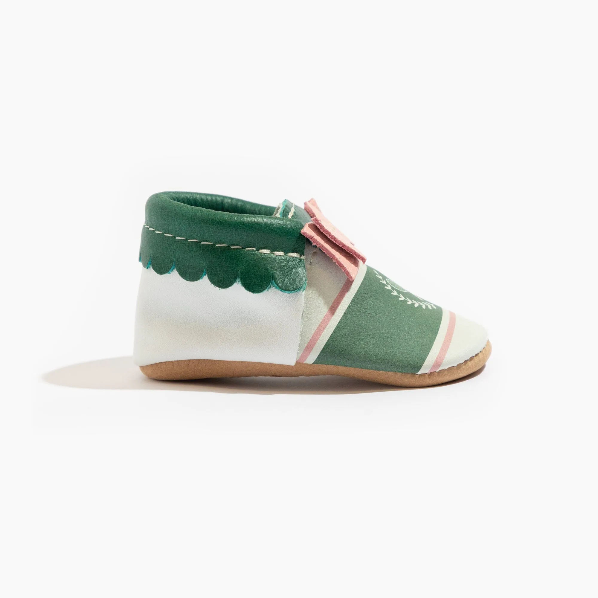 Country Club Bow Baby Shoe