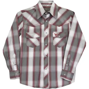 Cowboy Hardware Toddler Boys' Plaid Snap Shirt