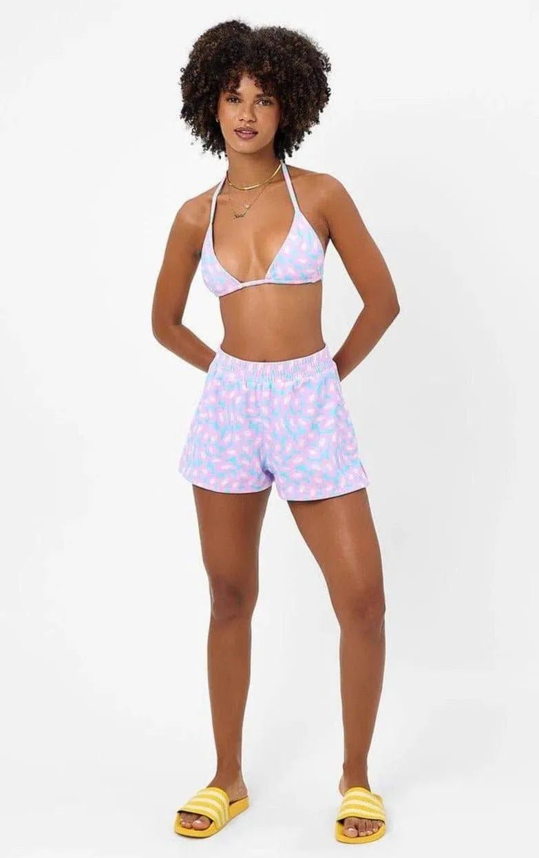 Frankies Bikinis Coco Terry Shorts in Daisy Dream