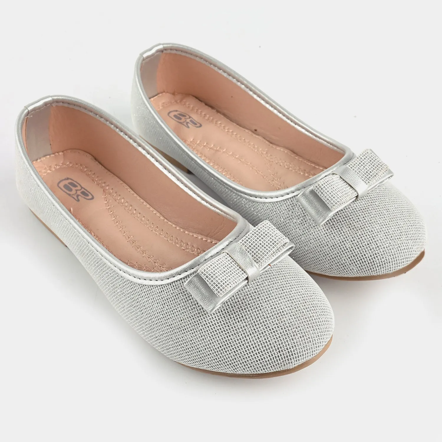 Girls Pumps 203-81-SILVER