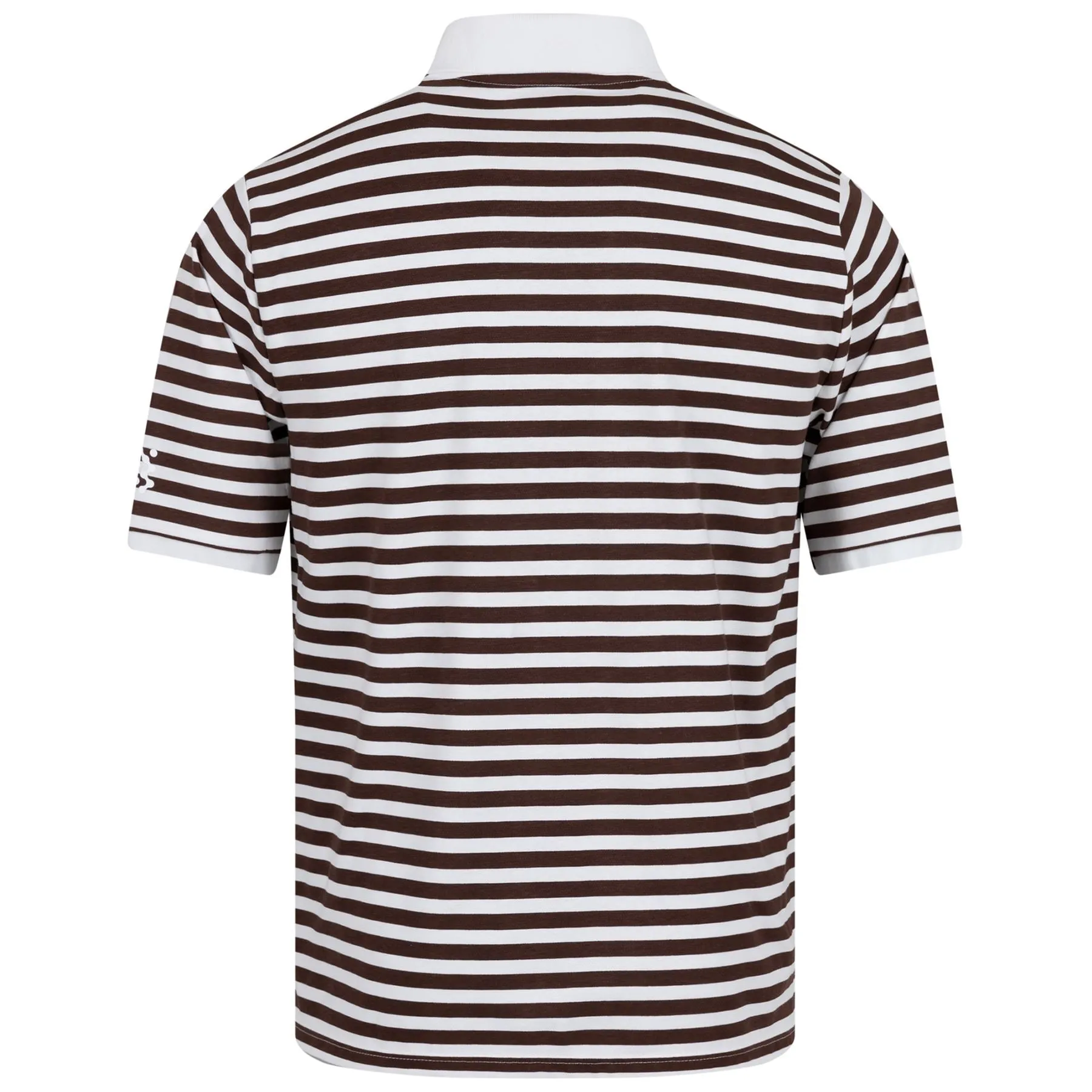 G.O.A.T. Pique Polo Brown Striped - SS23