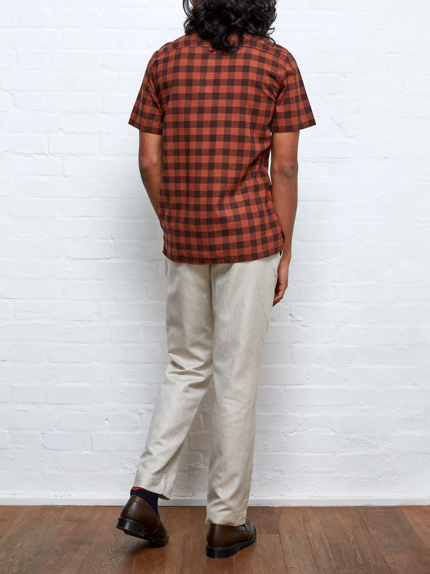 Havana Short Sleeve Shirt Marler Orange