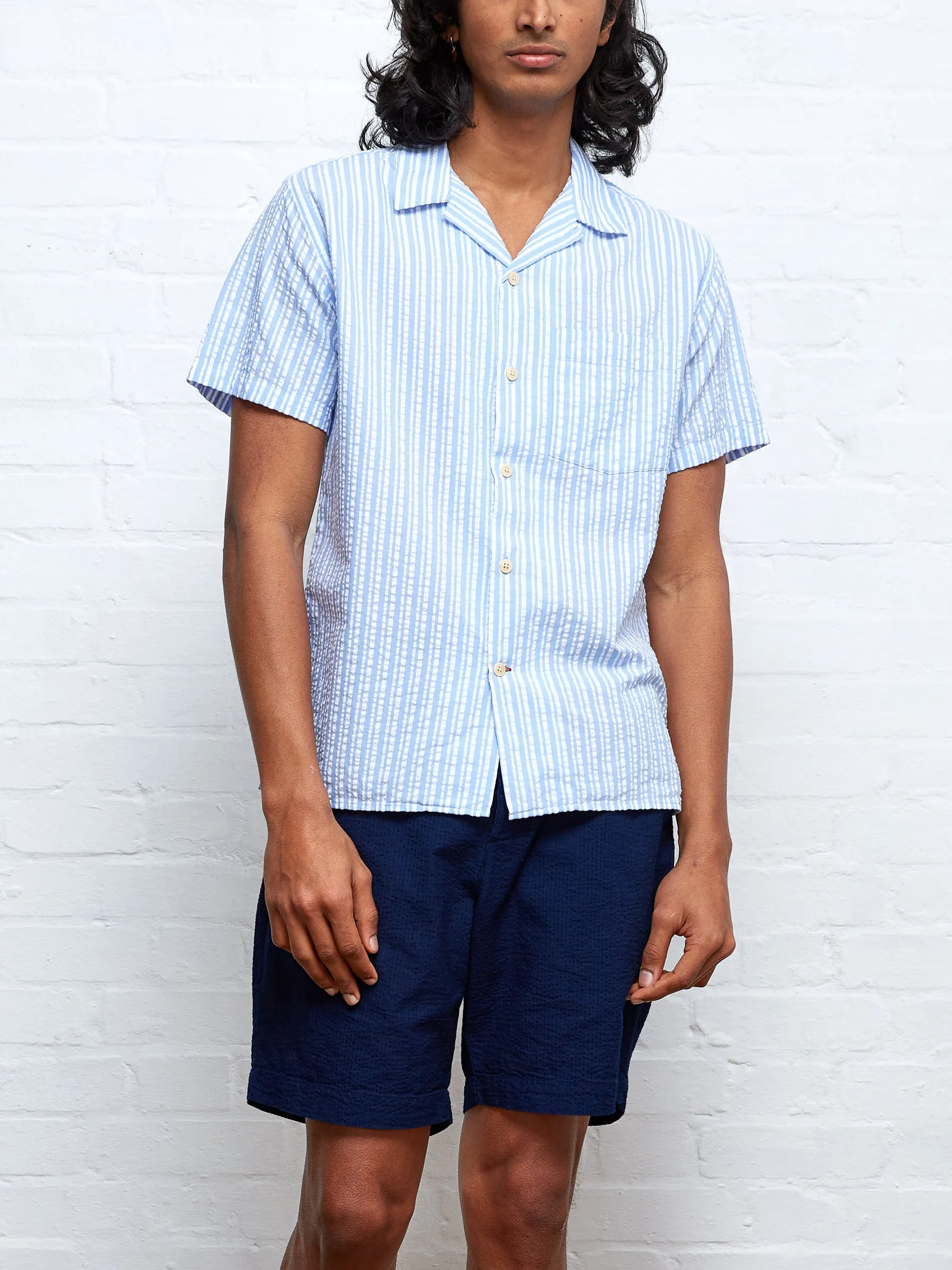 Havana Short Sleeve Shirt Quirke Blue