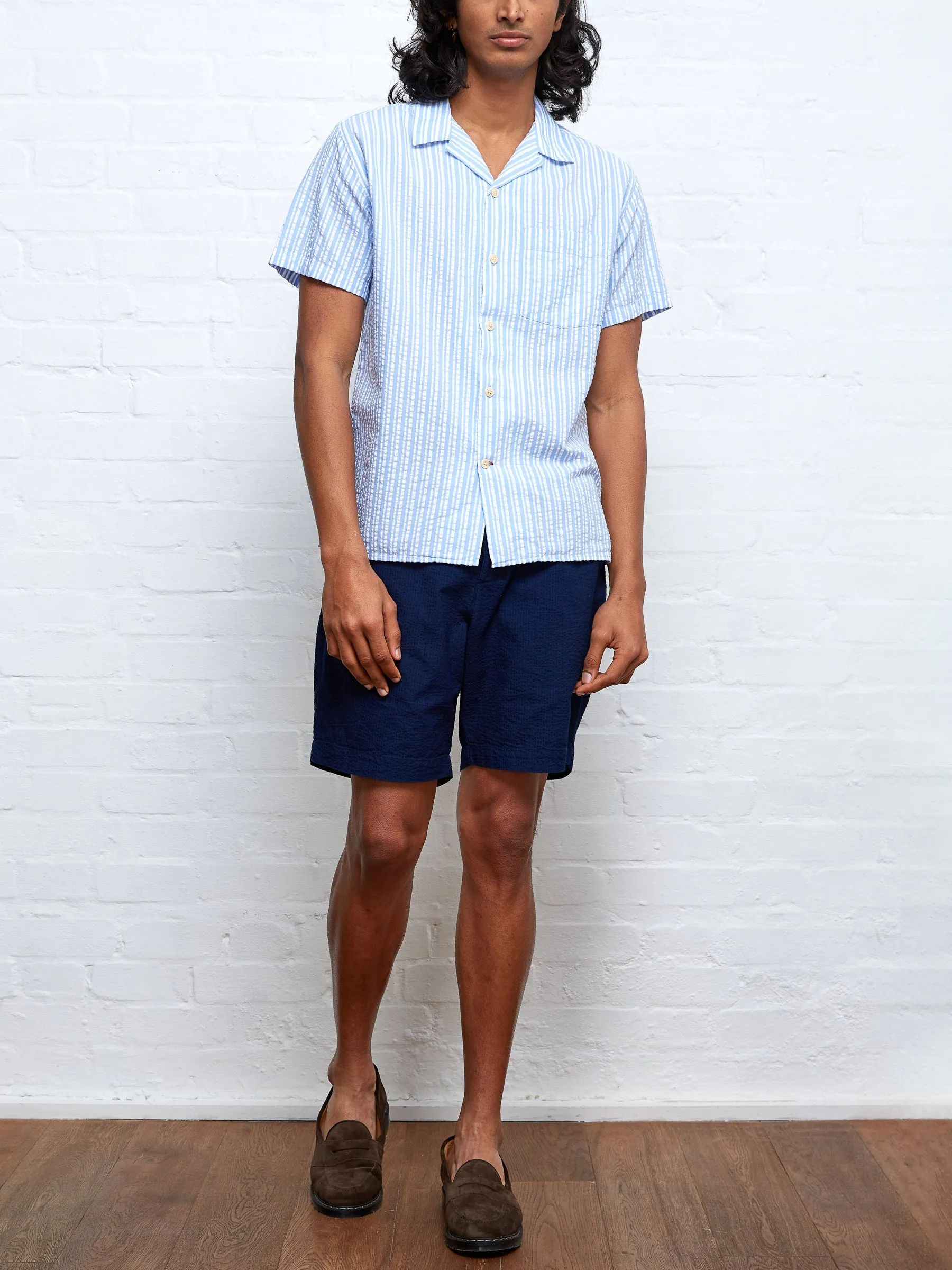 Havana Short Sleeve Shirt Quirke Blue