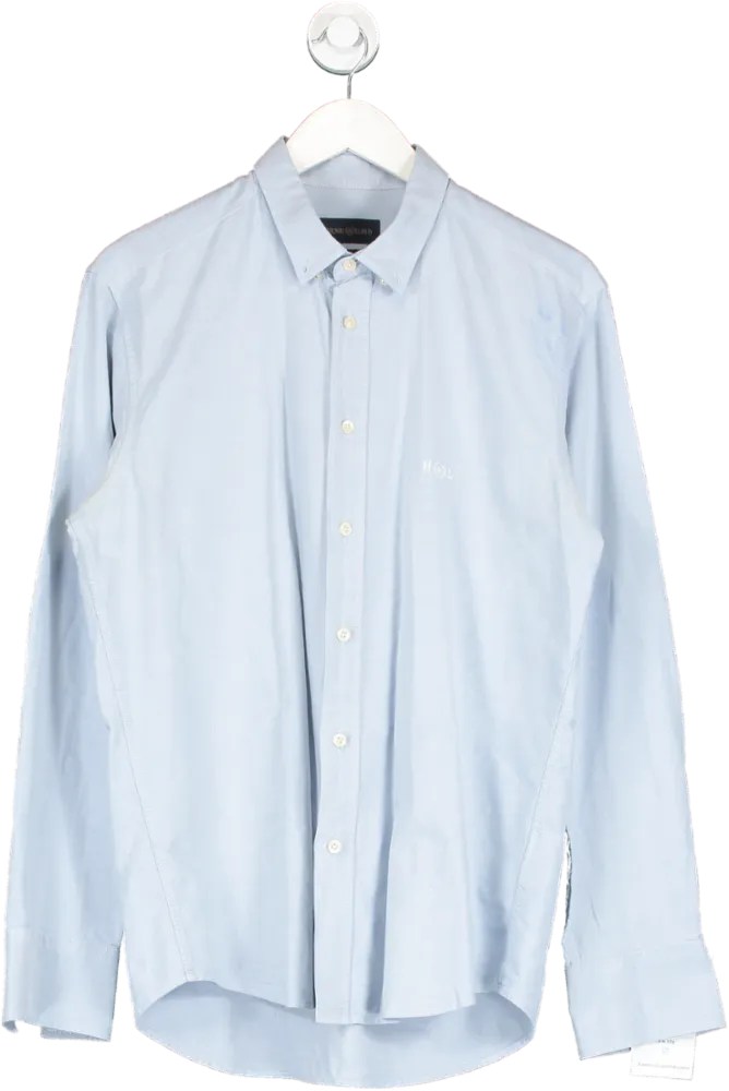 Henri Lloyd Blue Regular Oxford Shirt UK S