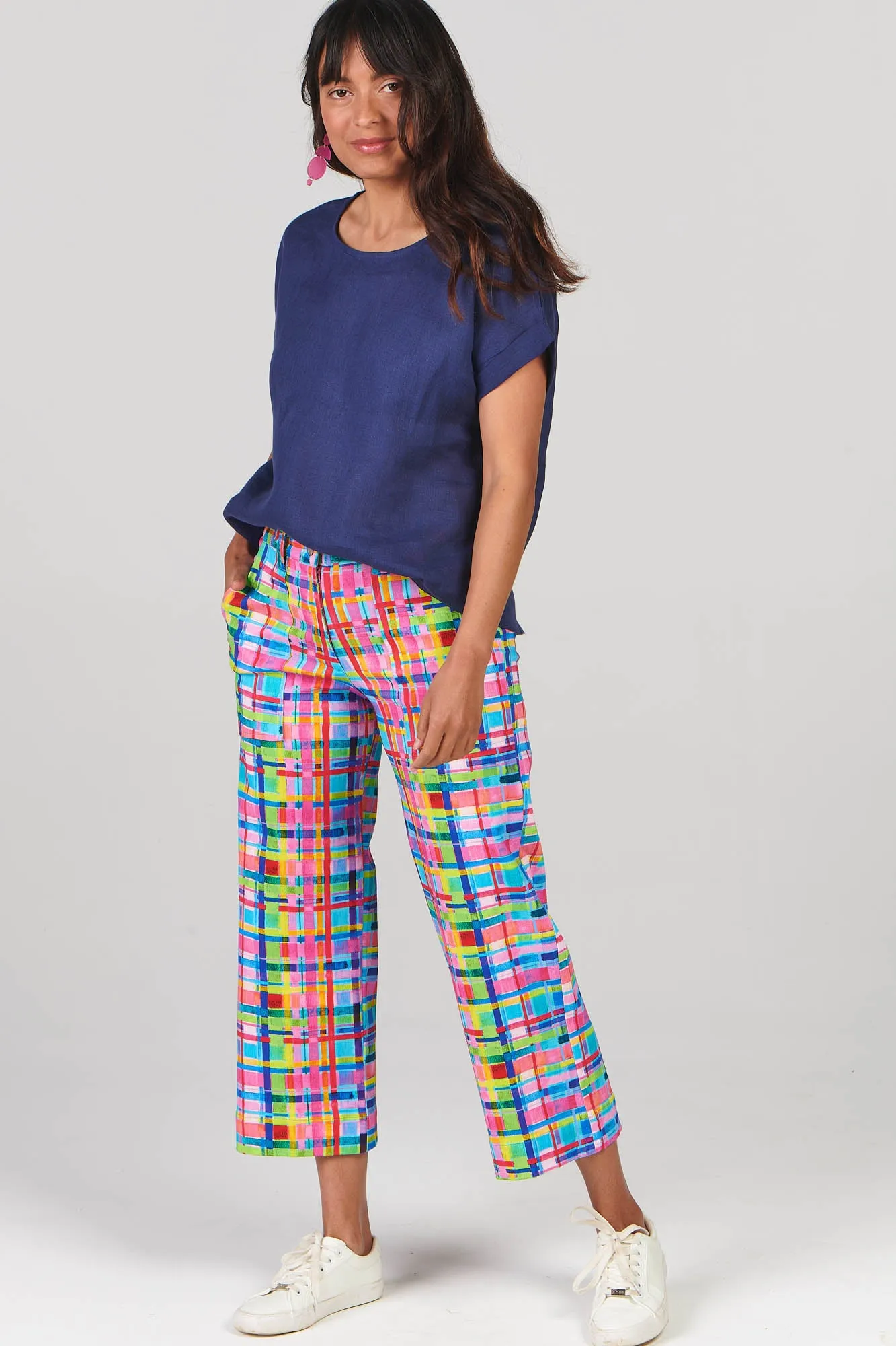 Hudson Jeans Rainbow Gingham