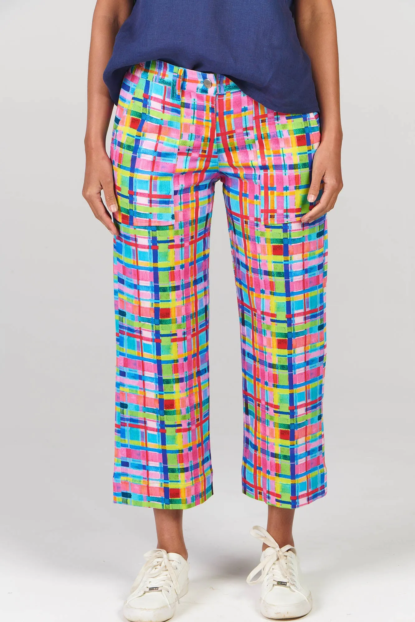 Hudson Jeans Rainbow Gingham