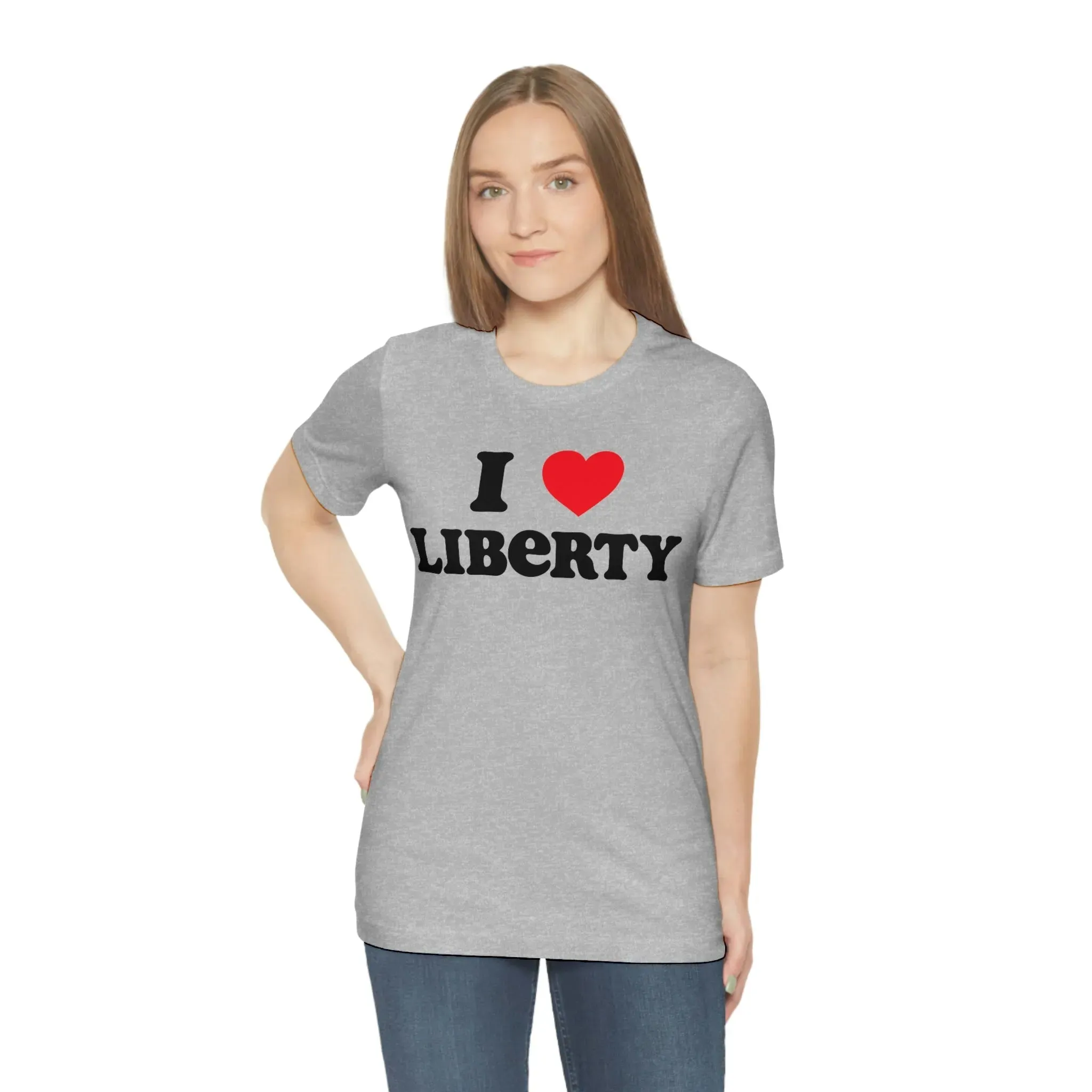 I Heart Liberty Unisex Jersey Short Sleeve Tee