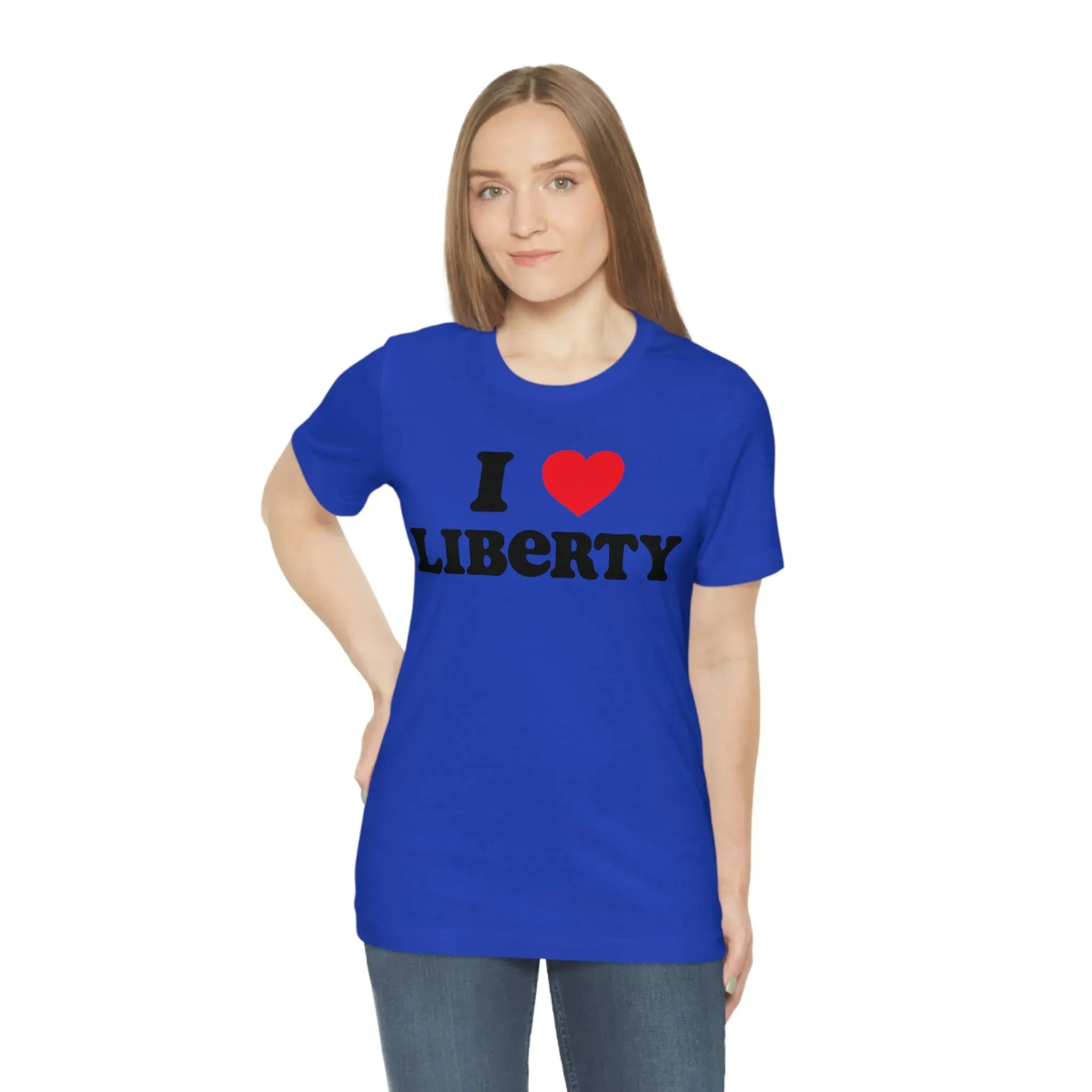 I Heart Liberty Unisex Jersey Short Sleeve Tee