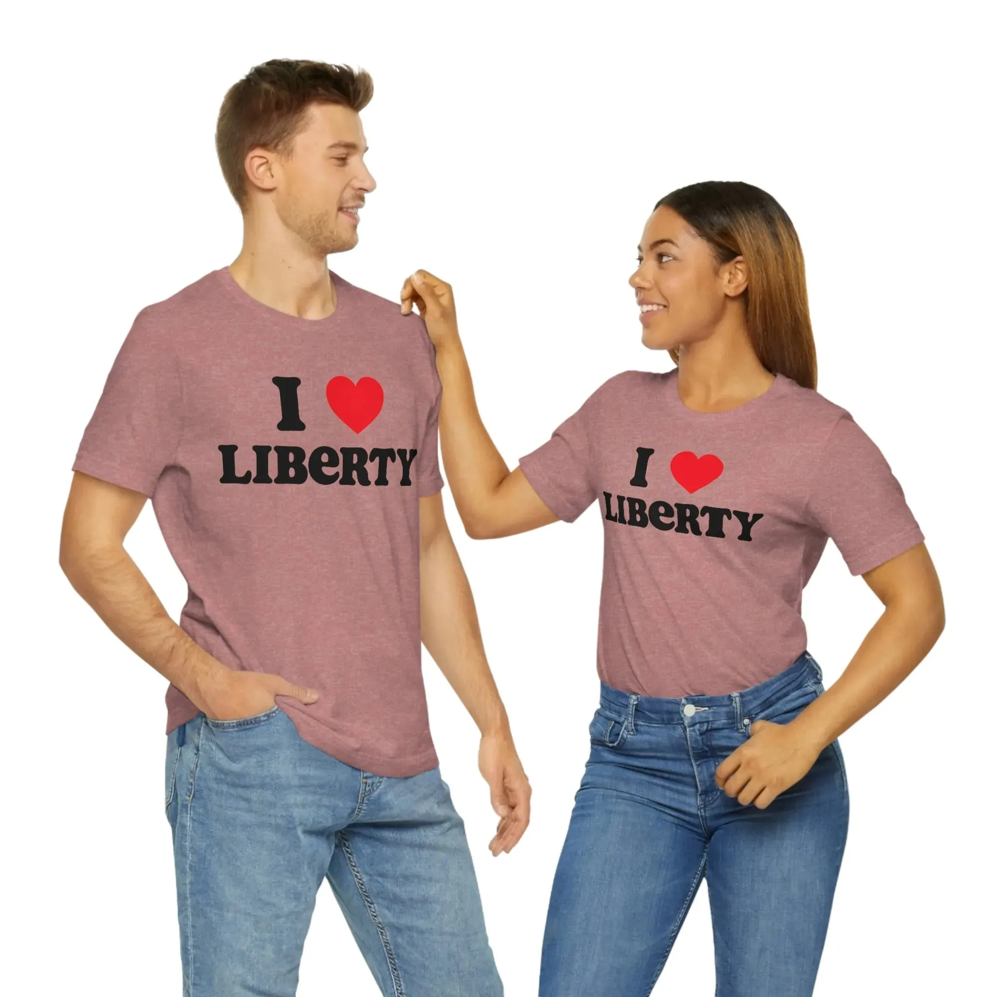 I Heart Liberty Unisex Jersey Short Sleeve Tee