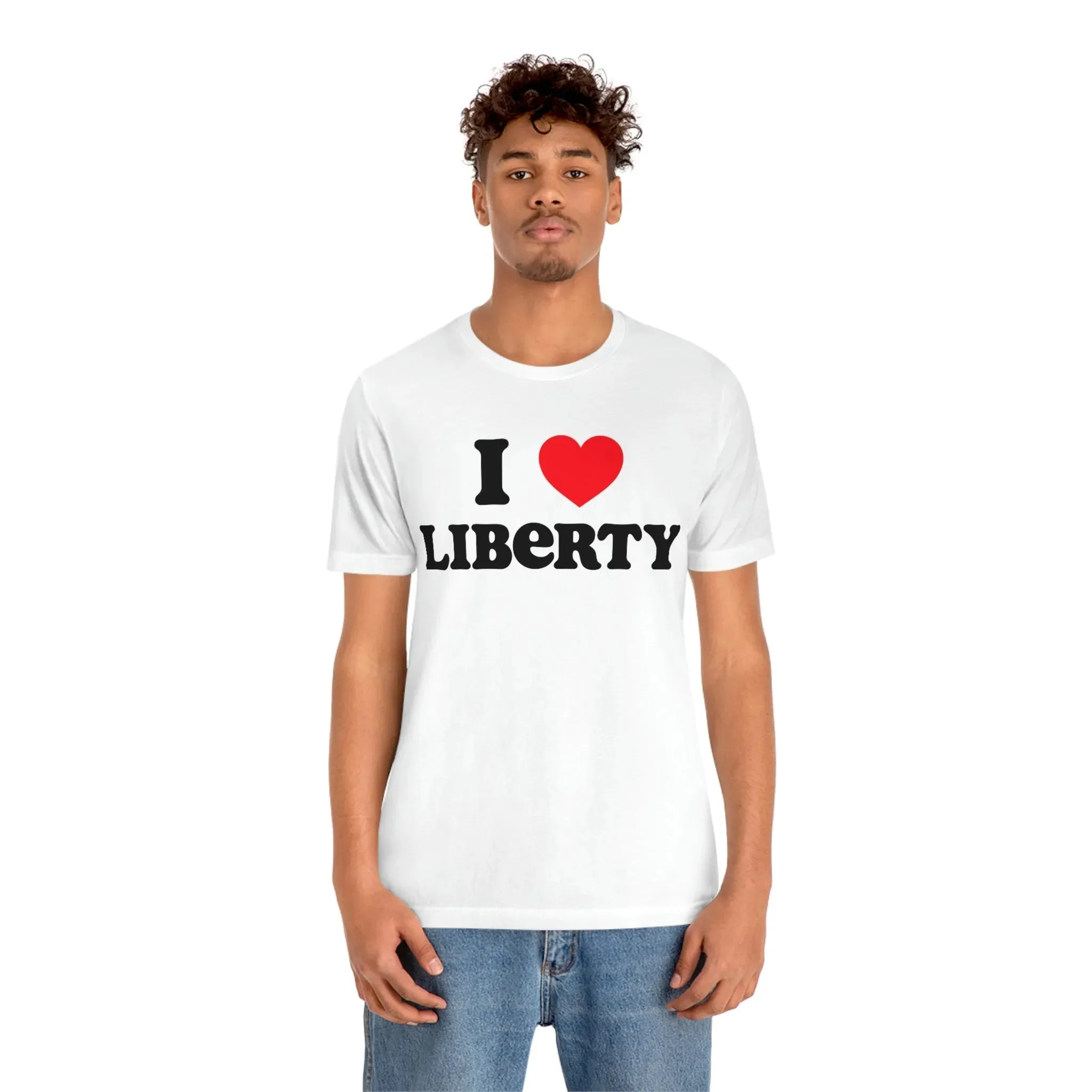 I Heart Liberty Unisex Jersey Short Sleeve Tee