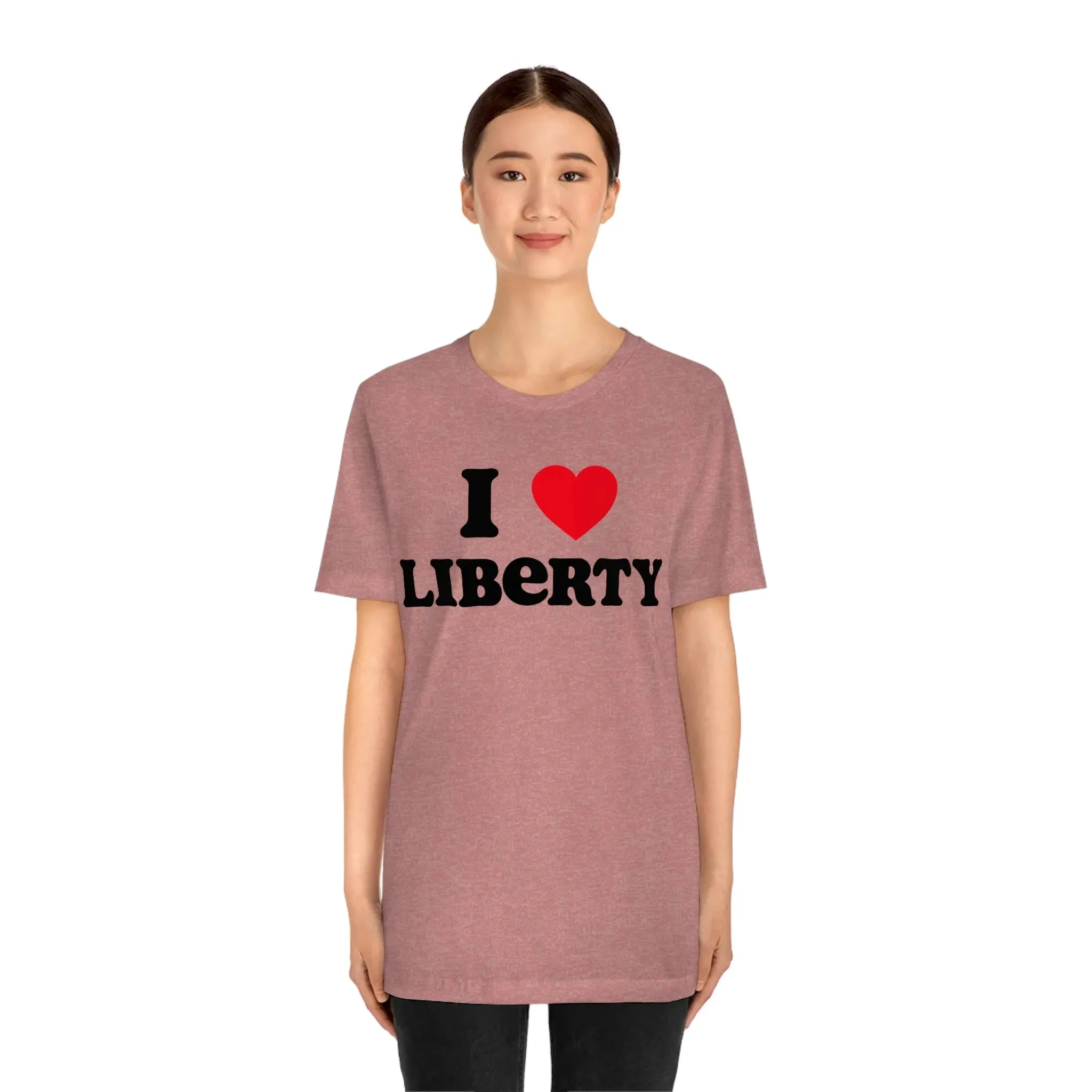 I Heart Liberty Unisex Jersey Short Sleeve Tee