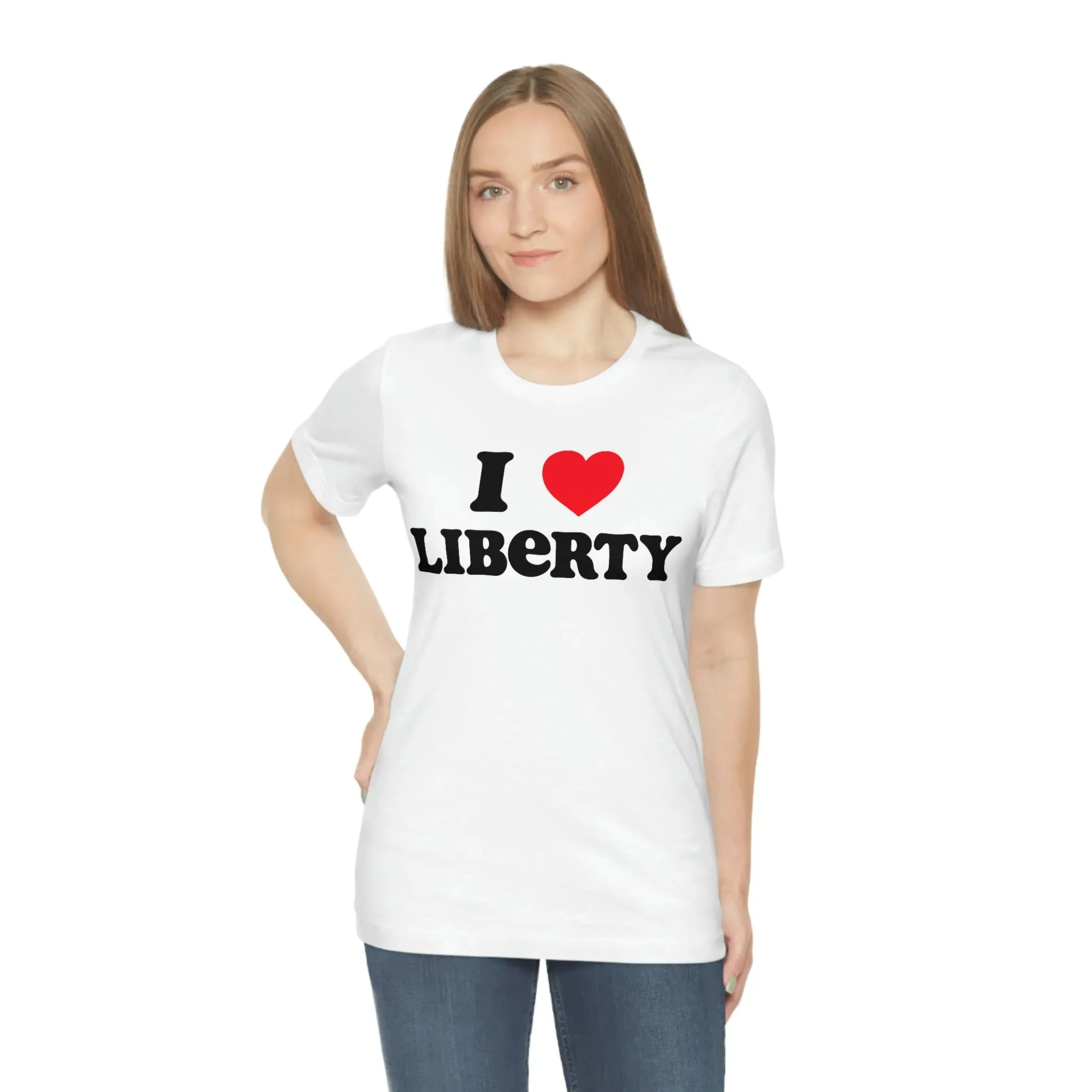 I Heart Liberty Unisex Jersey Short Sleeve Tee