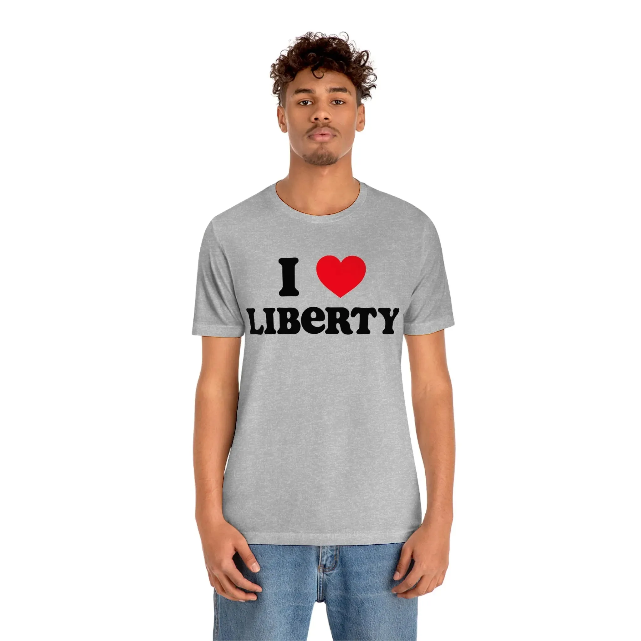 I Heart Liberty Unisex Jersey Short Sleeve Tee