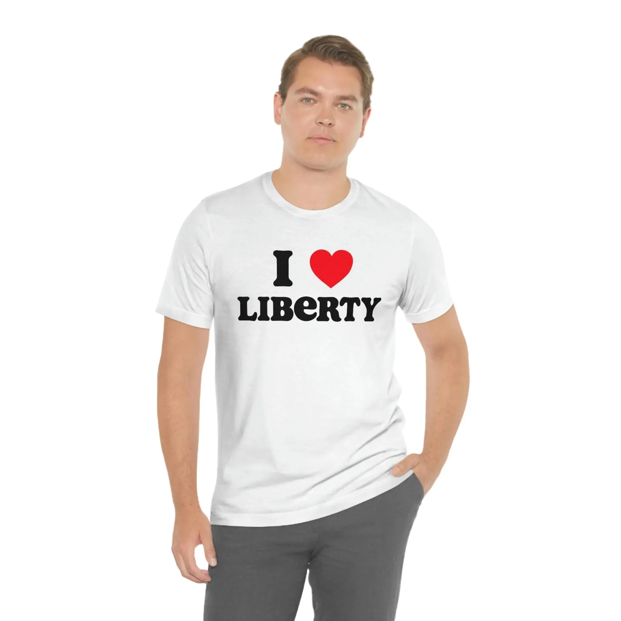 I Heart Liberty Unisex Jersey Short Sleeve Tee