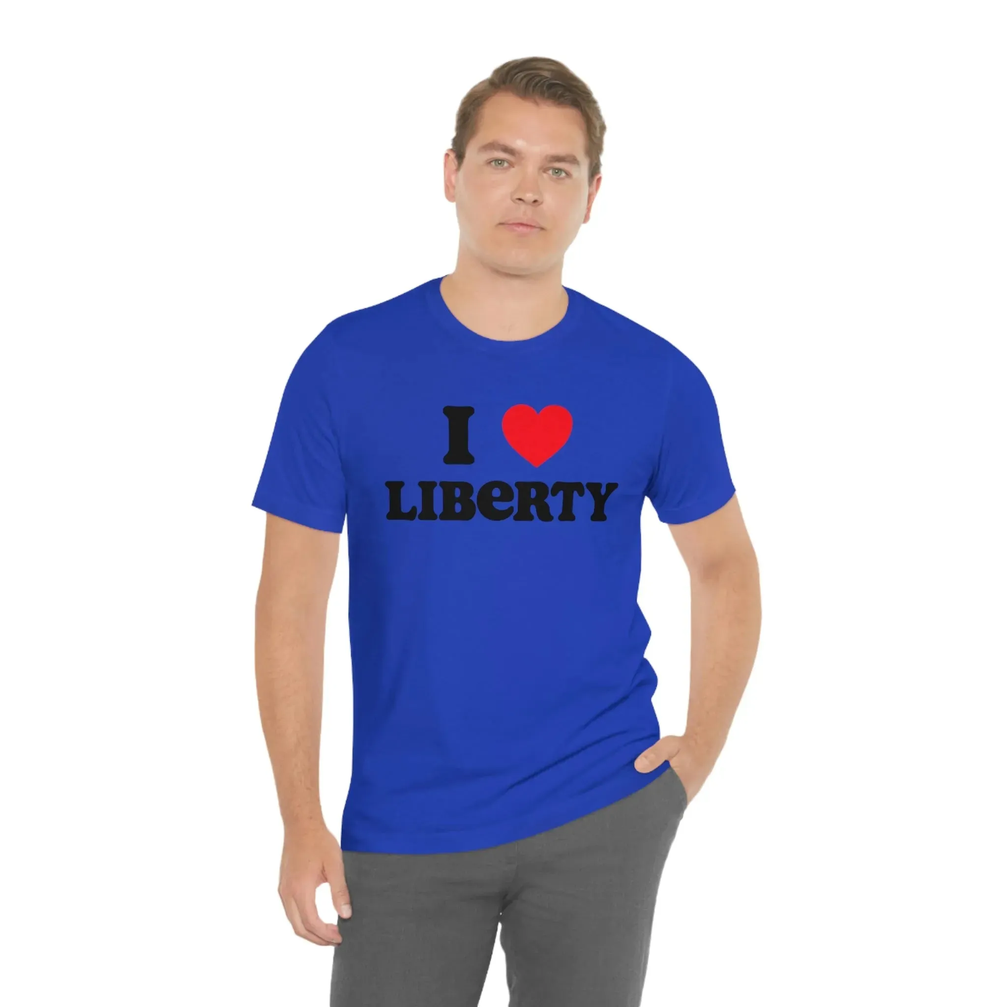 I Heart Liberty Unisex Jersey Short Sleeve Tee