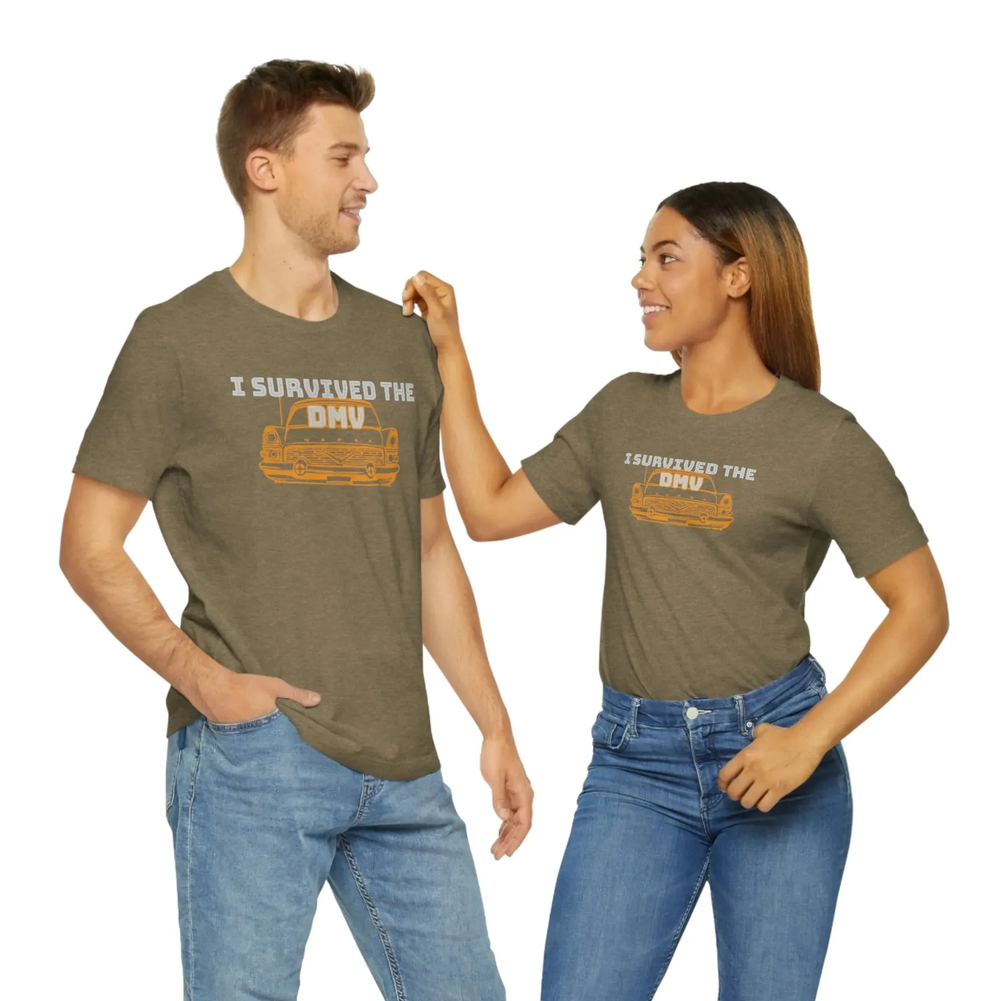 I Survived The DMV Unisex Jersey Short Sleeve Tee