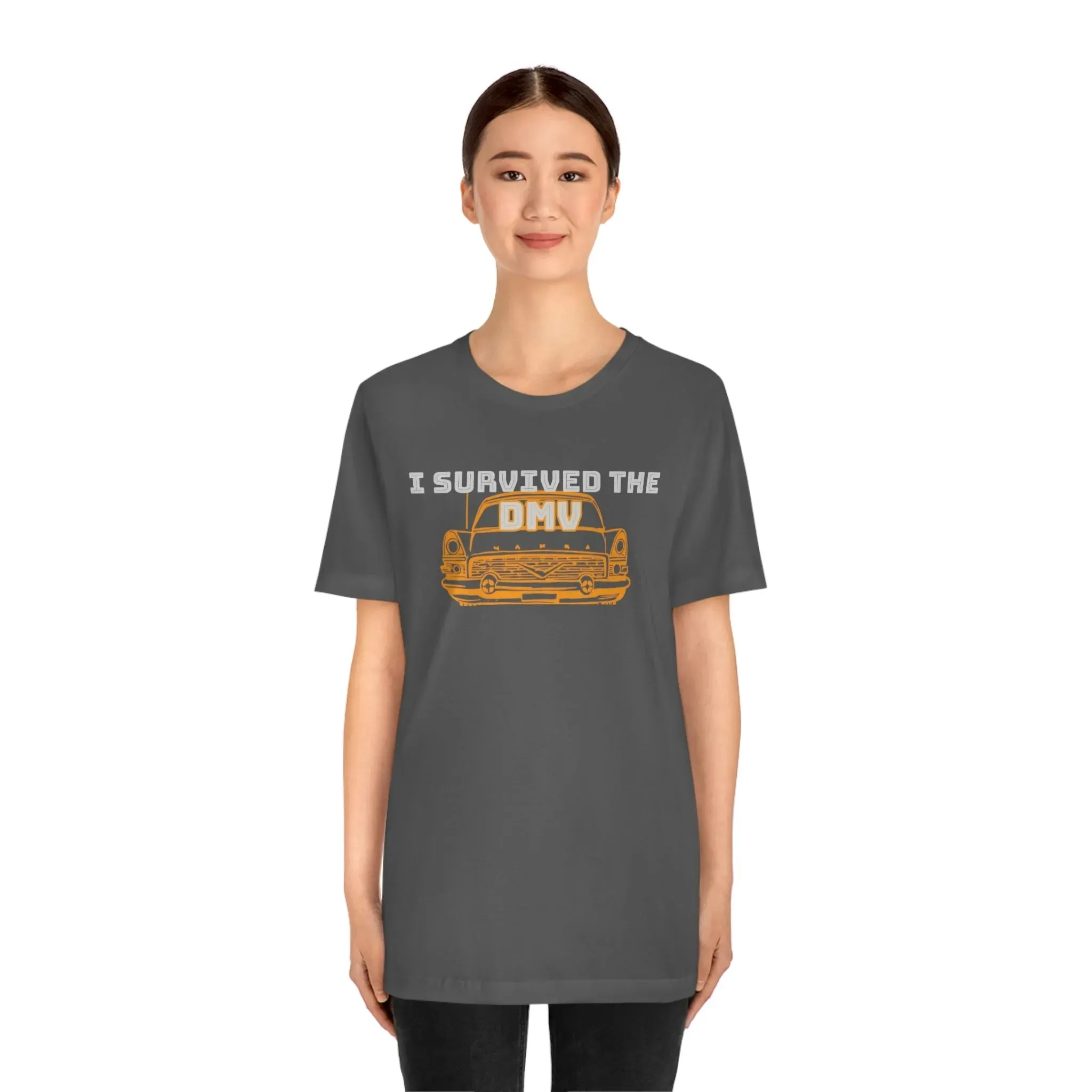 I Survived The DMV Unisex Jersey Short Sleeve Tee