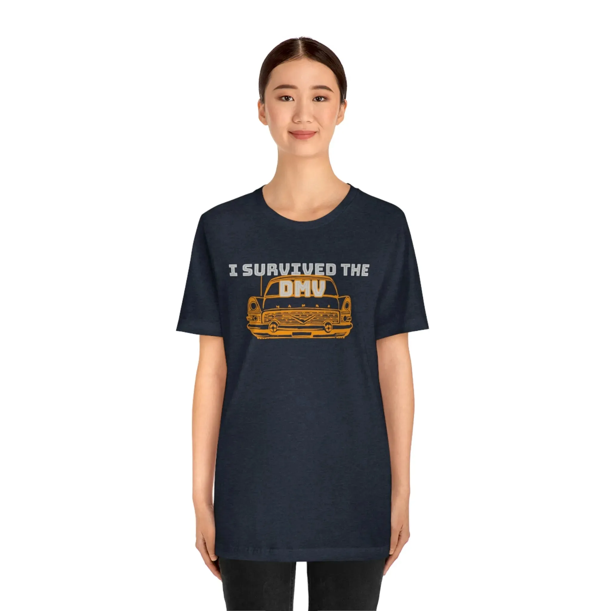 I Survived The DMV Unisex Jersey Short Sleeve Tee