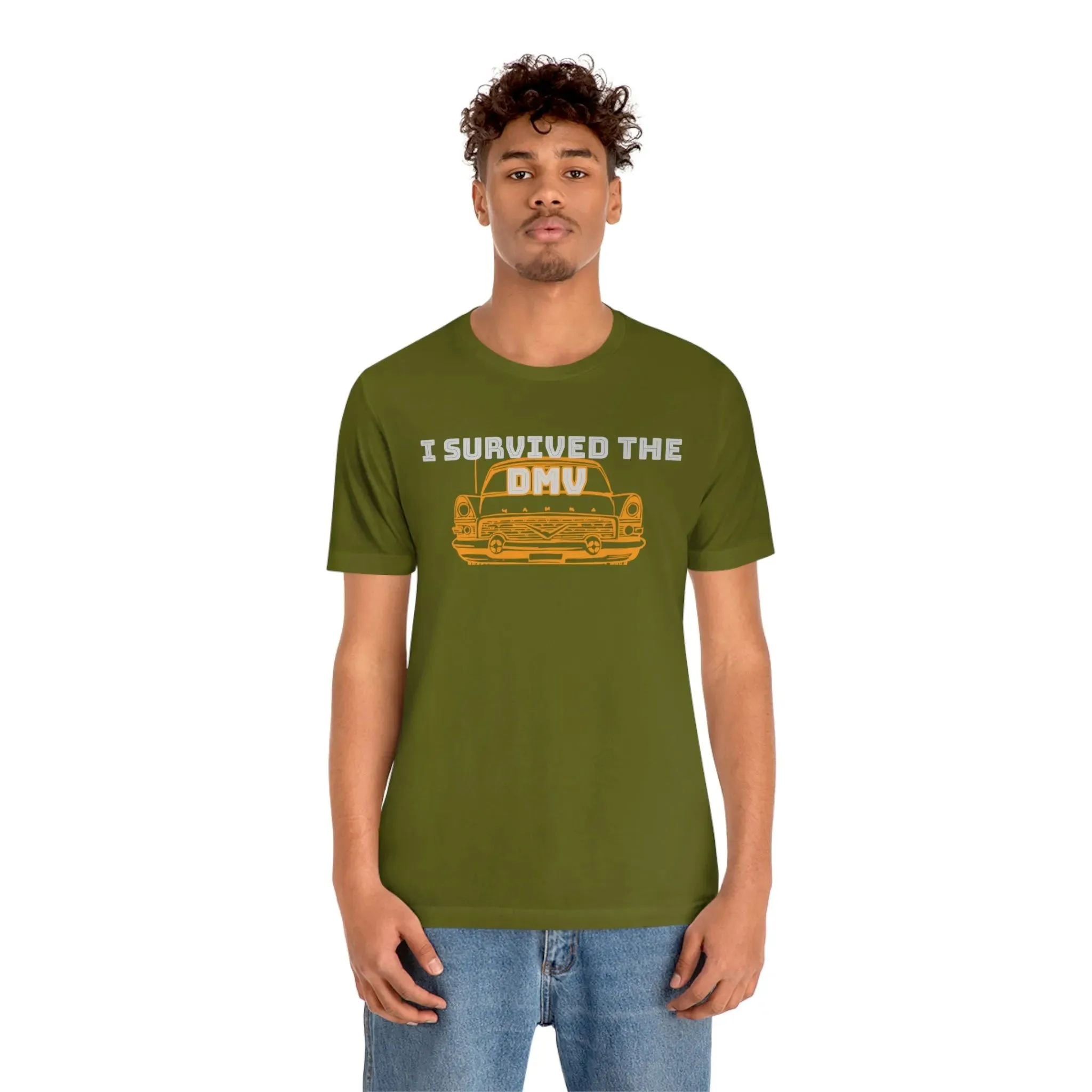 I Survived The DMV Unisex Jersey Short Sleeve Tee