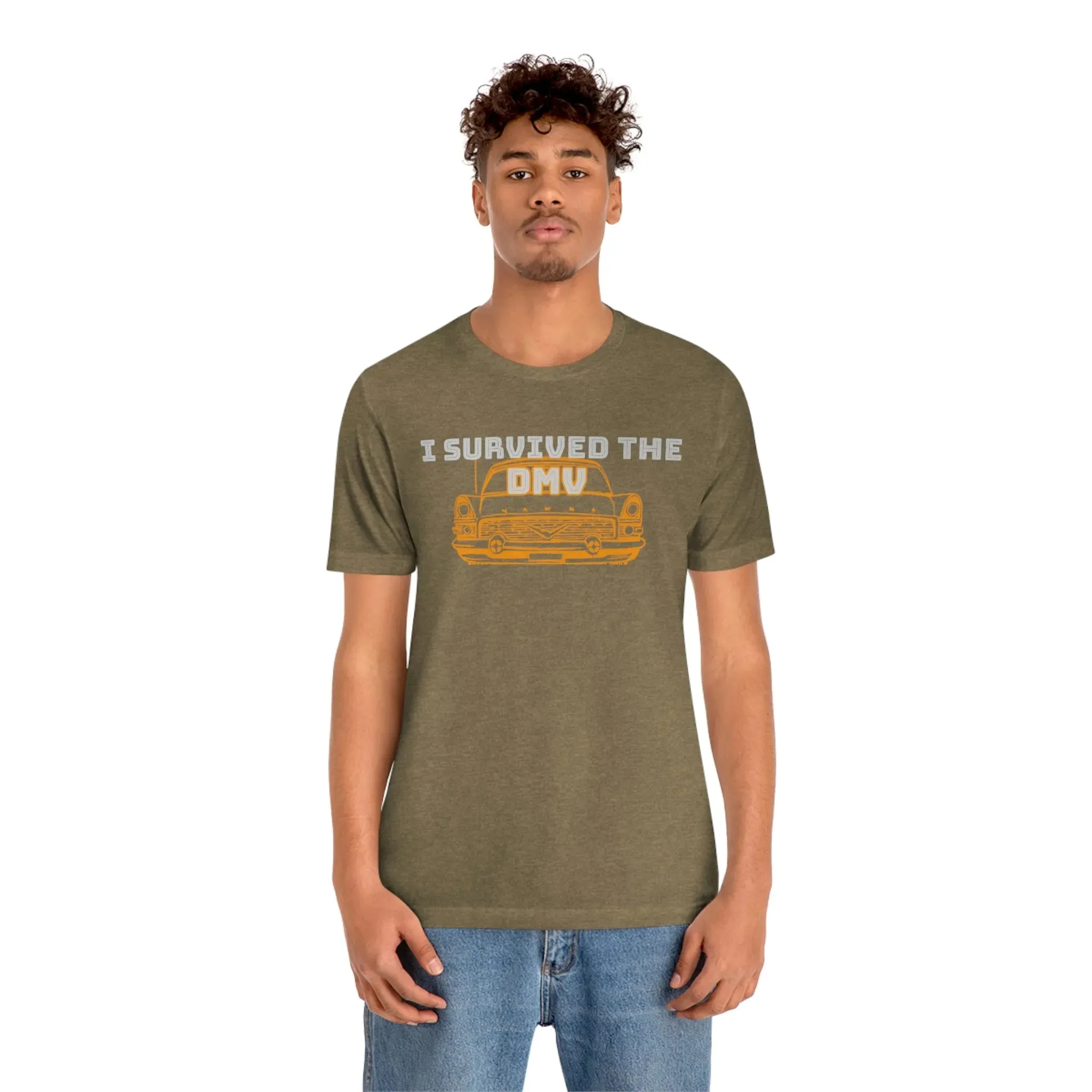 I Survived The DMV Unisex Jersey Short Sleeve Tee