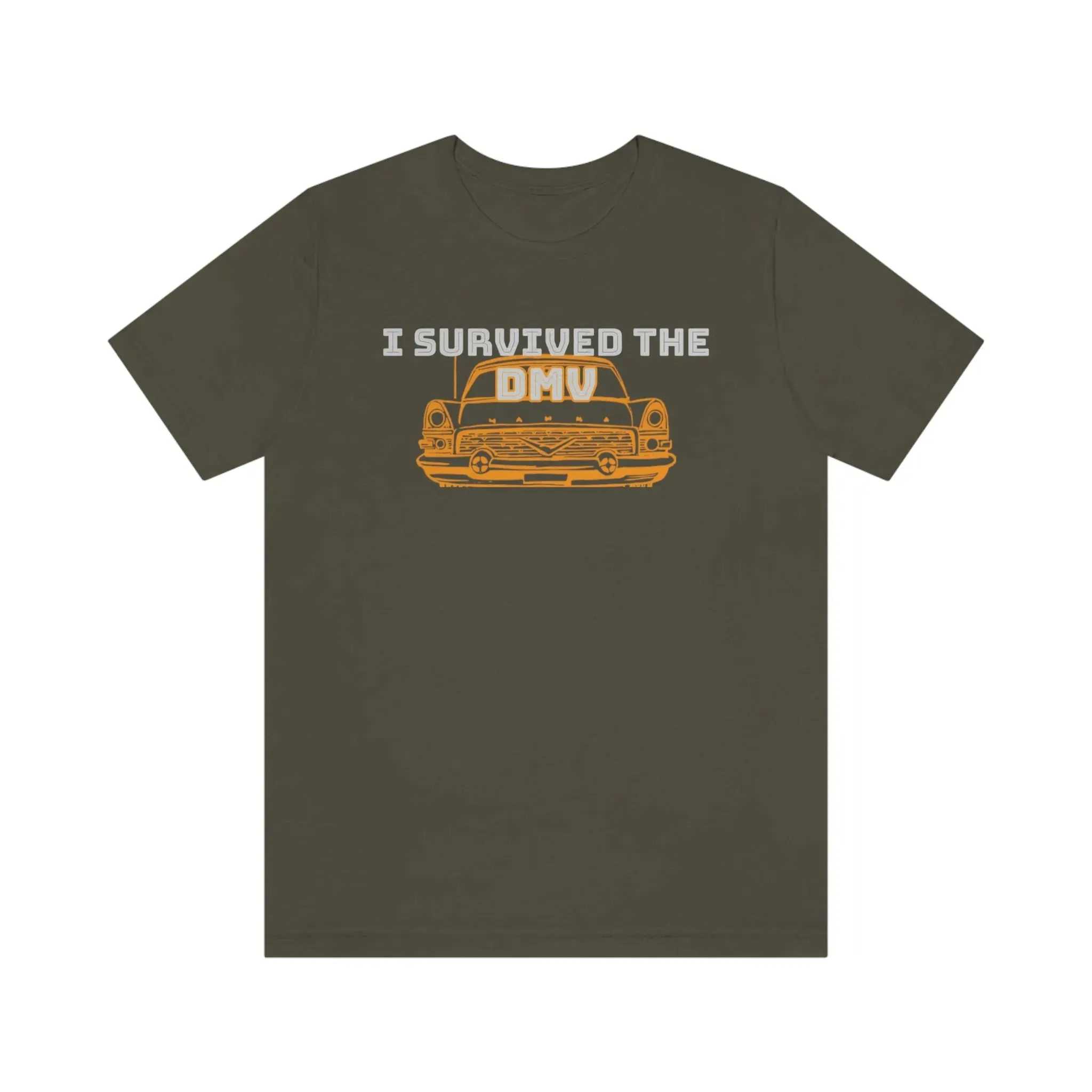 I Survived The DMV Unisex Jersey Short Sleeve Tee