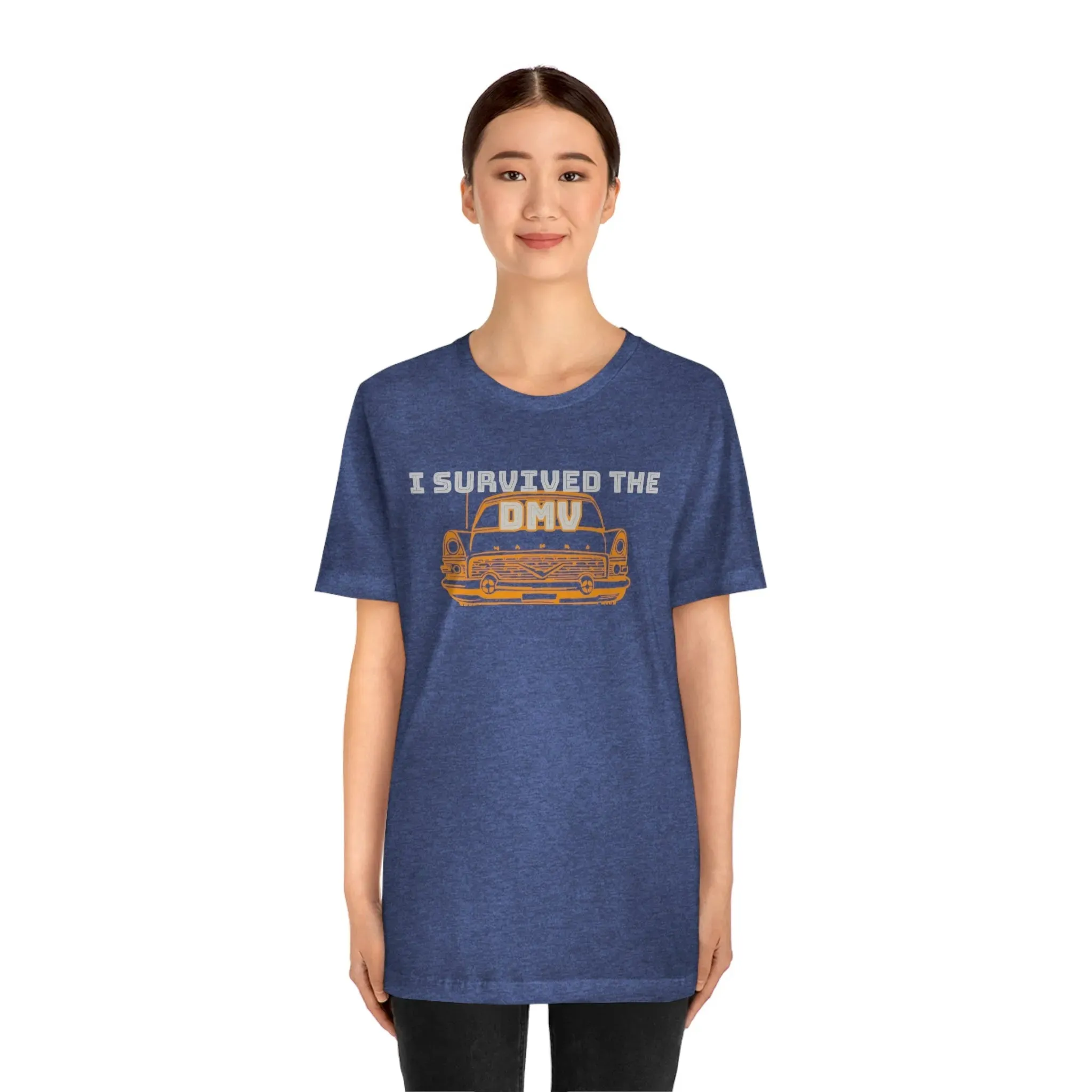 I Survived The DMV Unisex Jersey Short Sleeve Tee