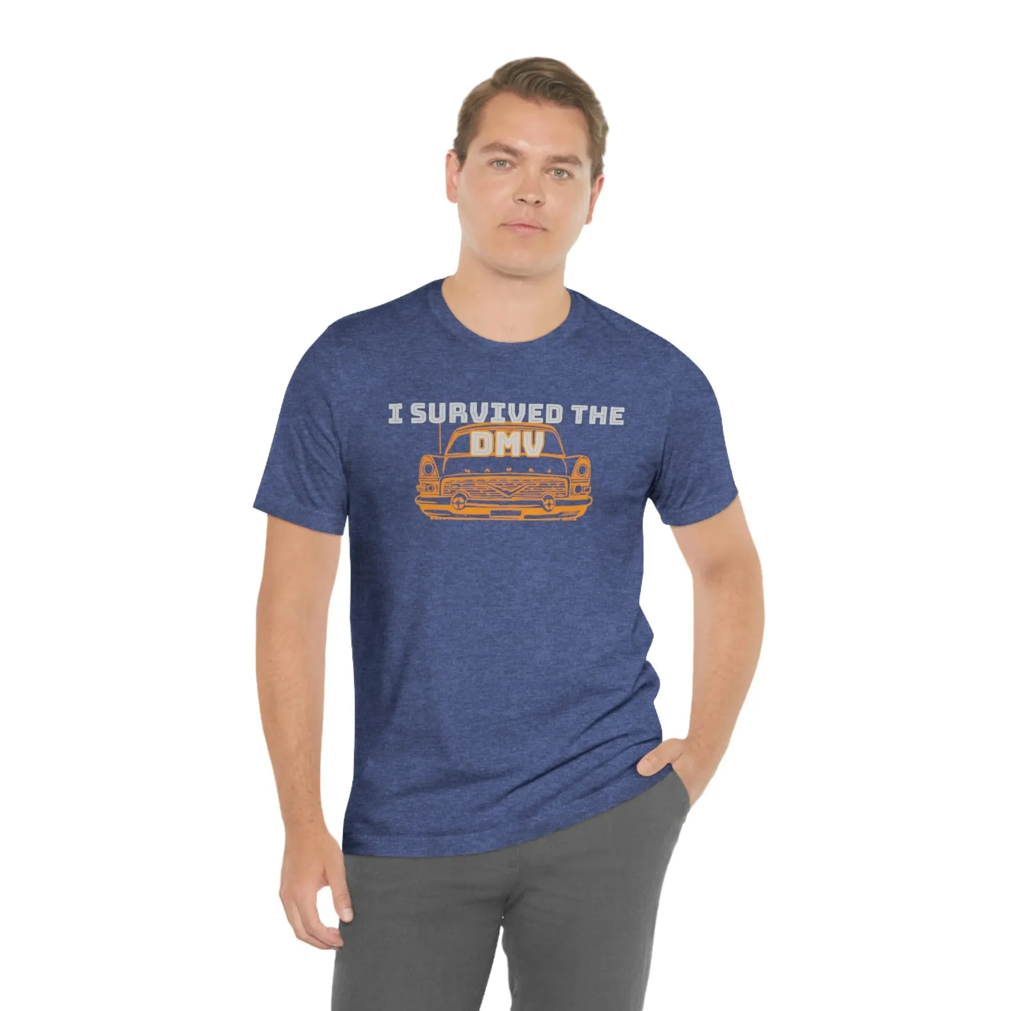 I Survived The DMV Unisex Jersey Short Sleeve Tee