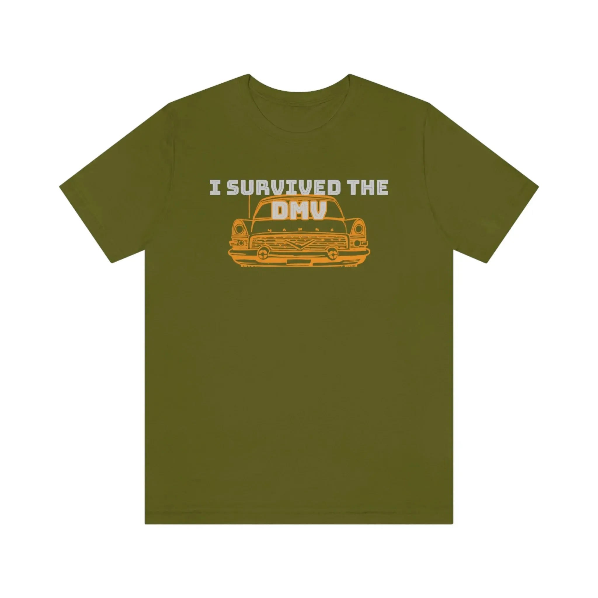 I Survived The DMV Unisex Jersey Short Sleeve Tee